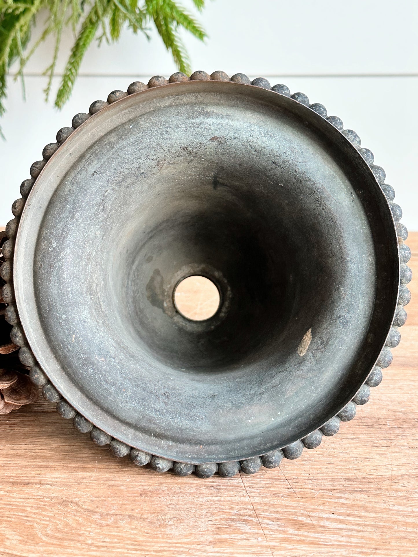 Vintage Salvage Lamp Part, Repurposed Tree Base