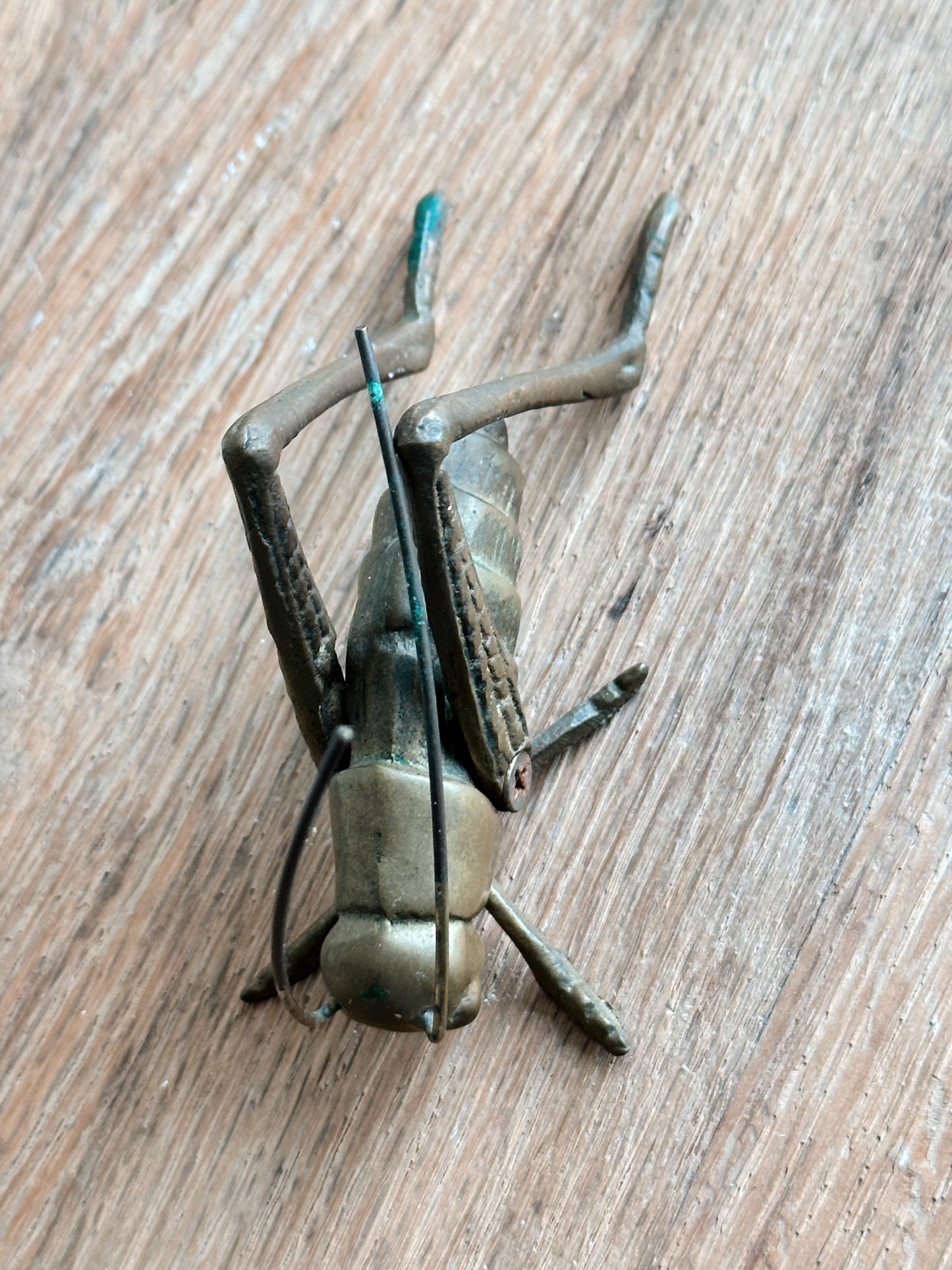 Vintage Brass Grasshopper