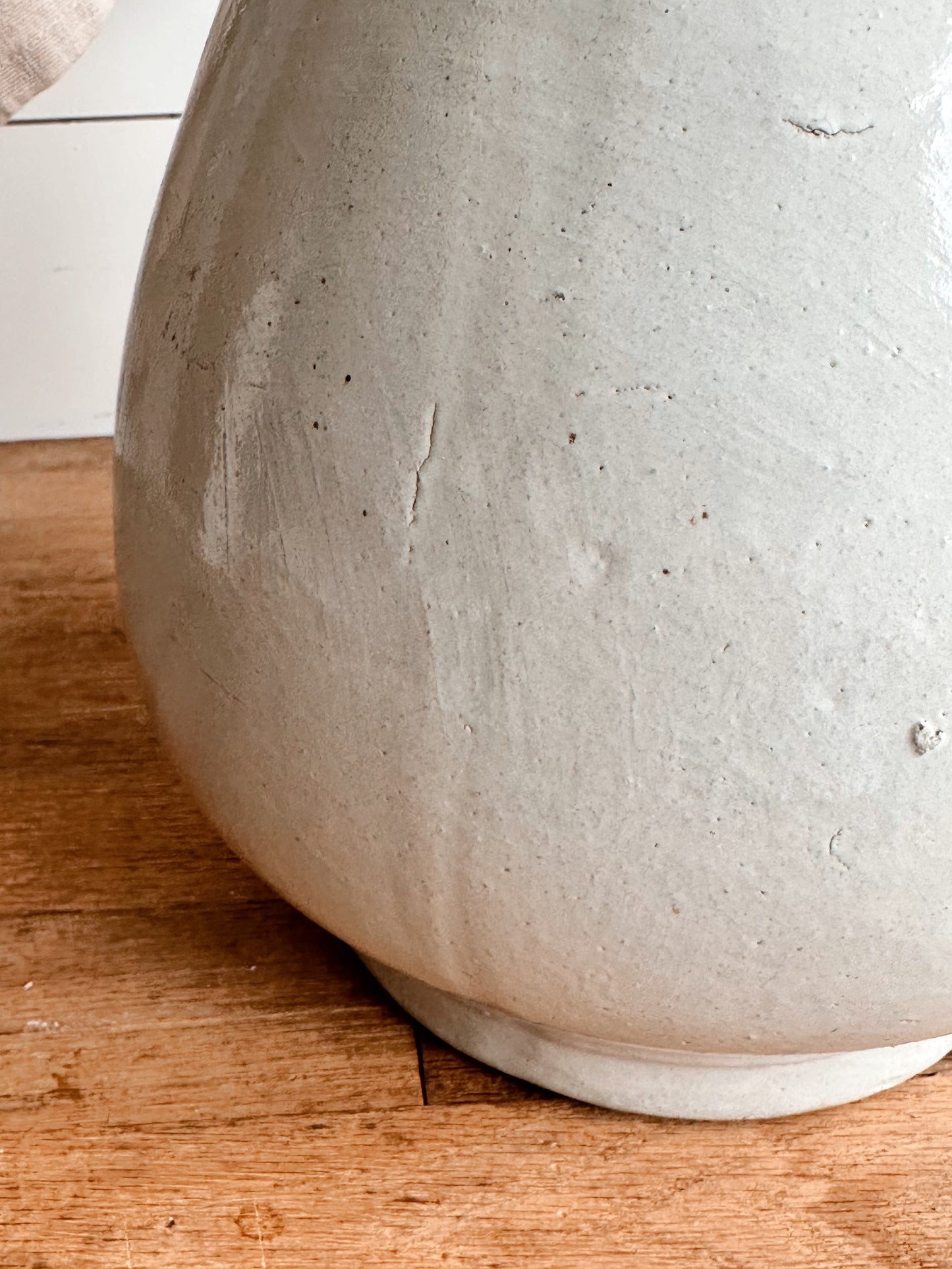 Rustic Vintage Stoneware Pitcher