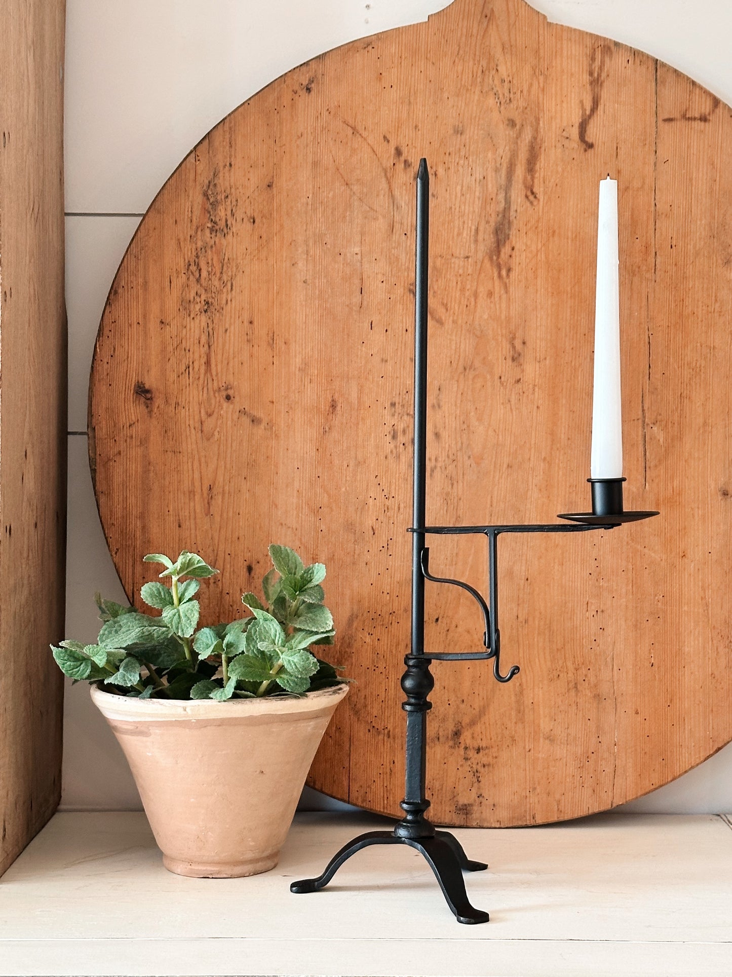 Adjustable Iron Candle Holder