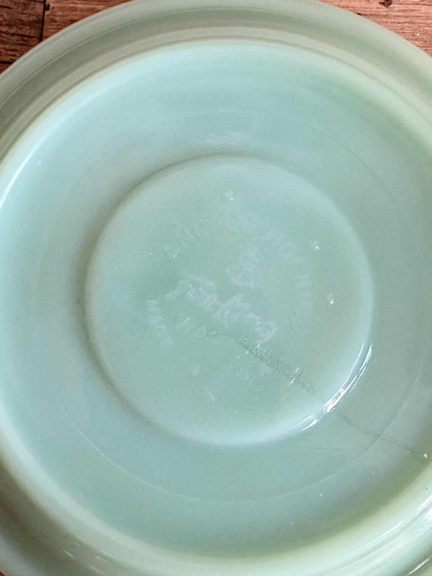 Vintage Fire King Jadeite Cup & Saucer