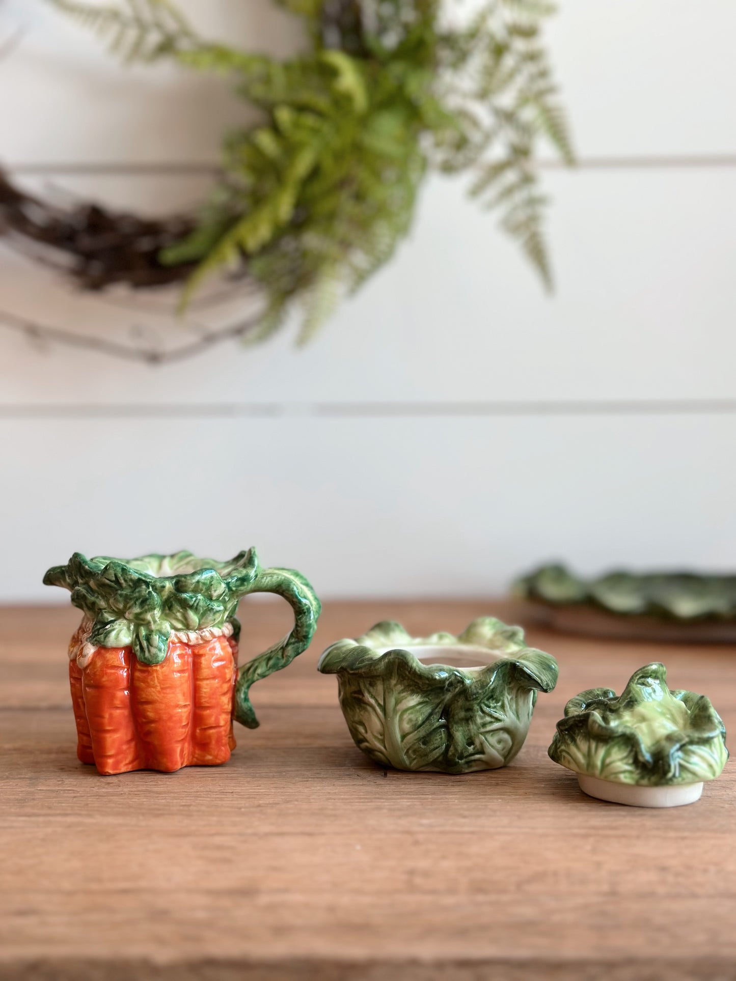Vintage Garden Bunny Tea Set