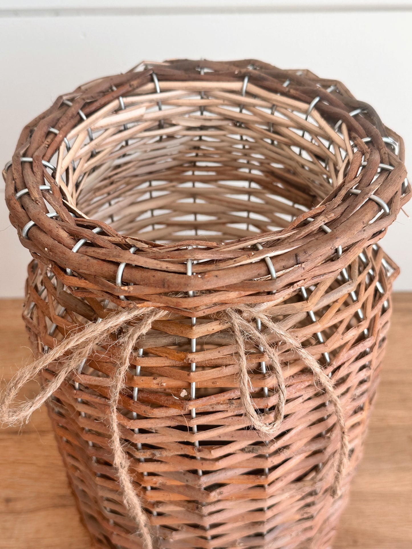 Woven Willow Vase