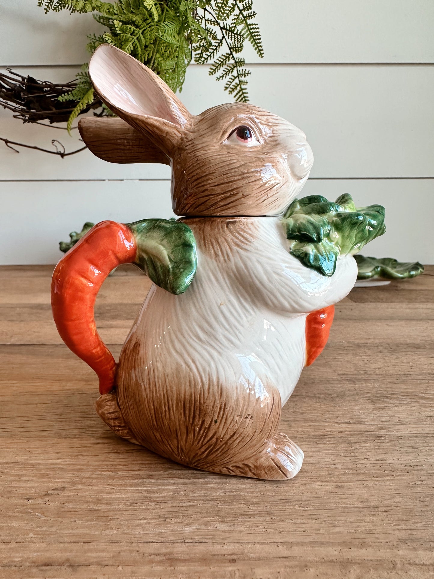 Vintage Garden Bunny Tea Set