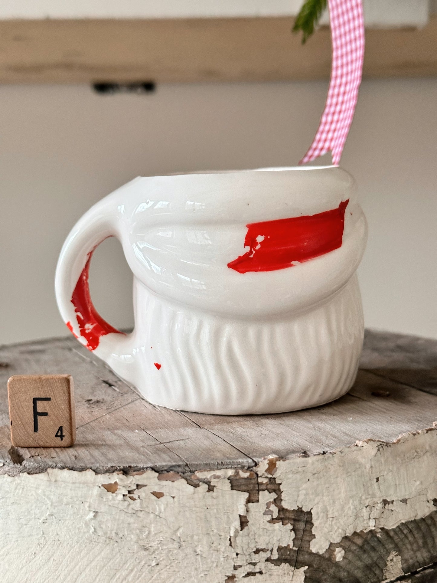 Vintage Santa Mug