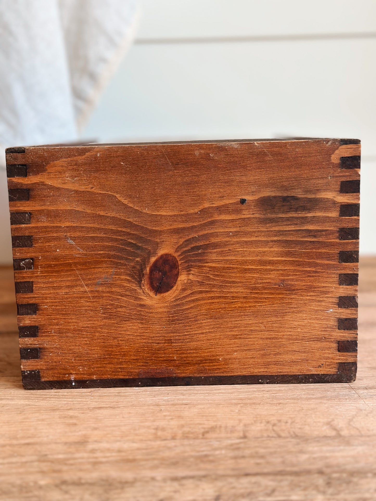 Vintage Wooden Bread Box