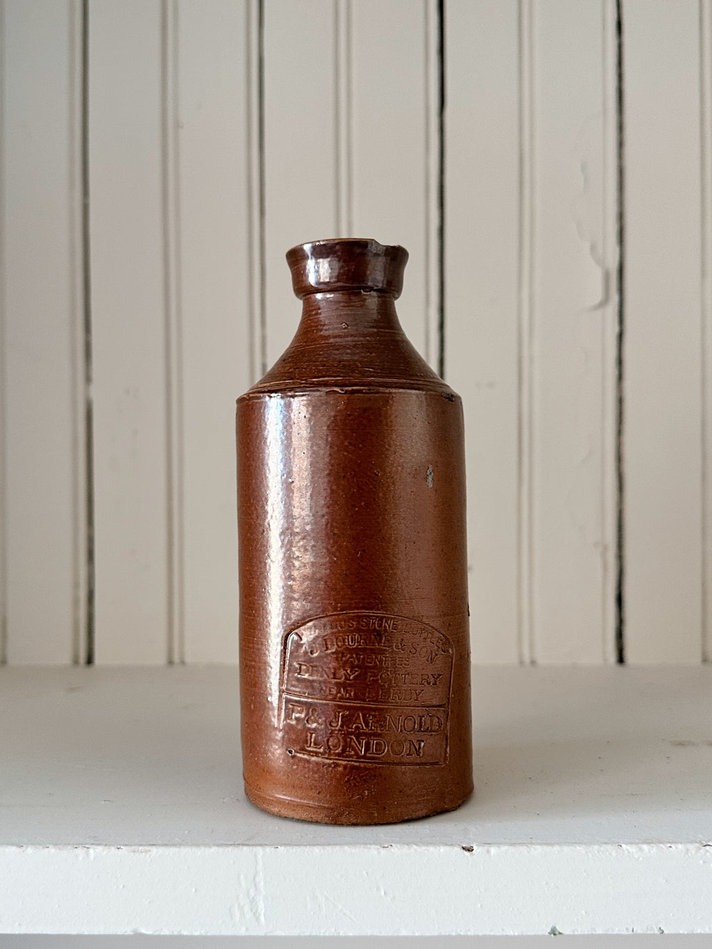 Vintage English Crock Bottle