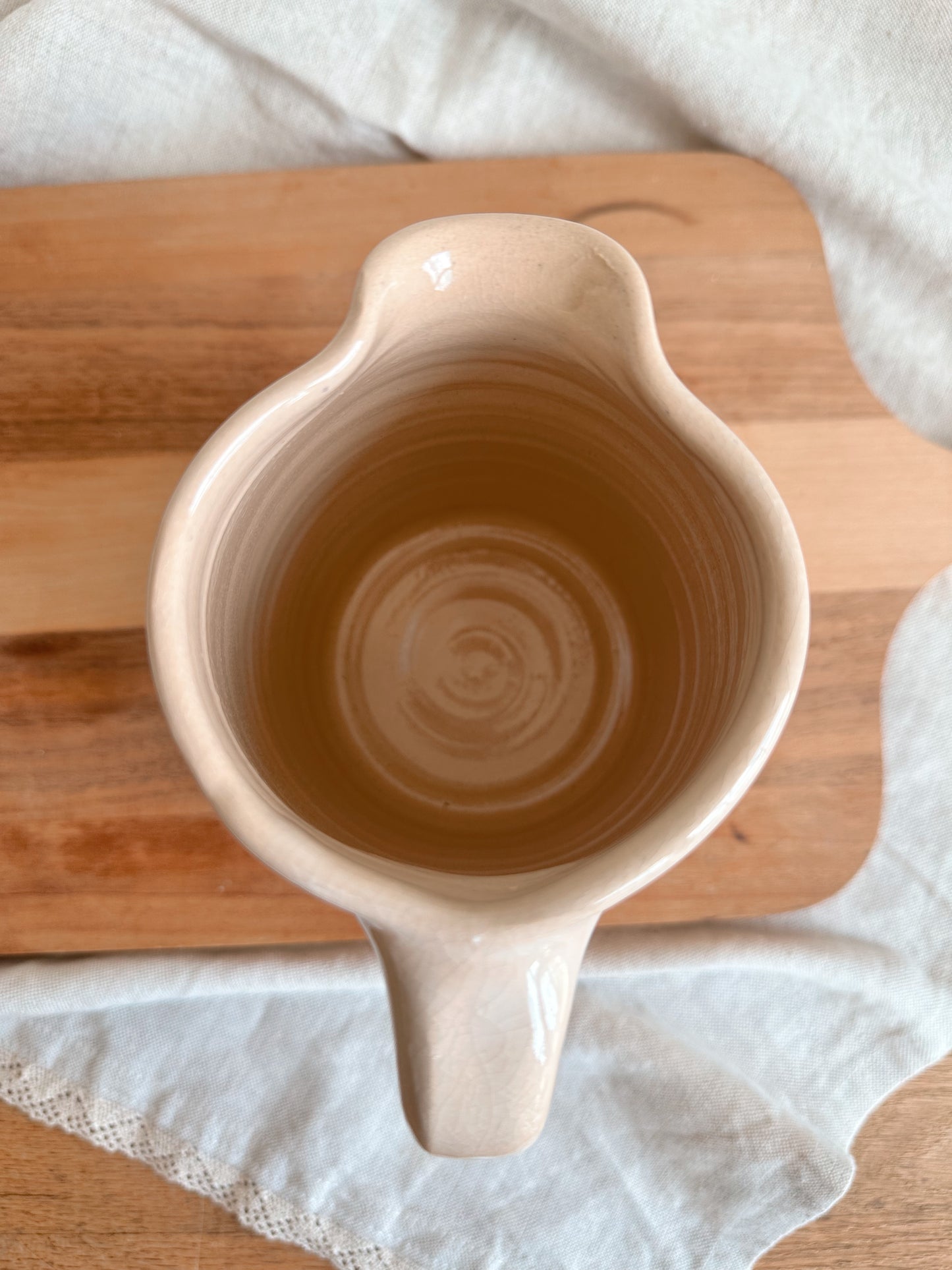 Vintage Pottery Pitcher