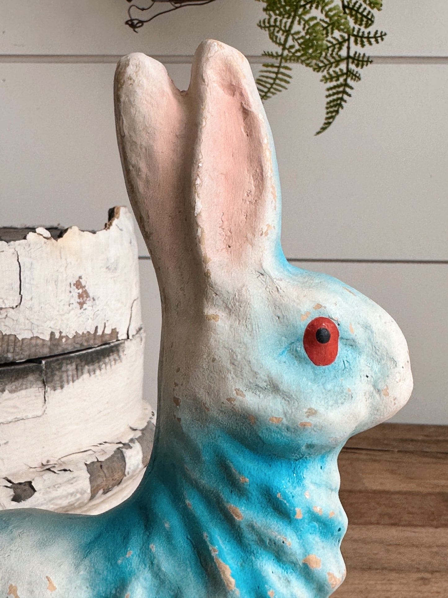 Vintage Paper Mache Bunny