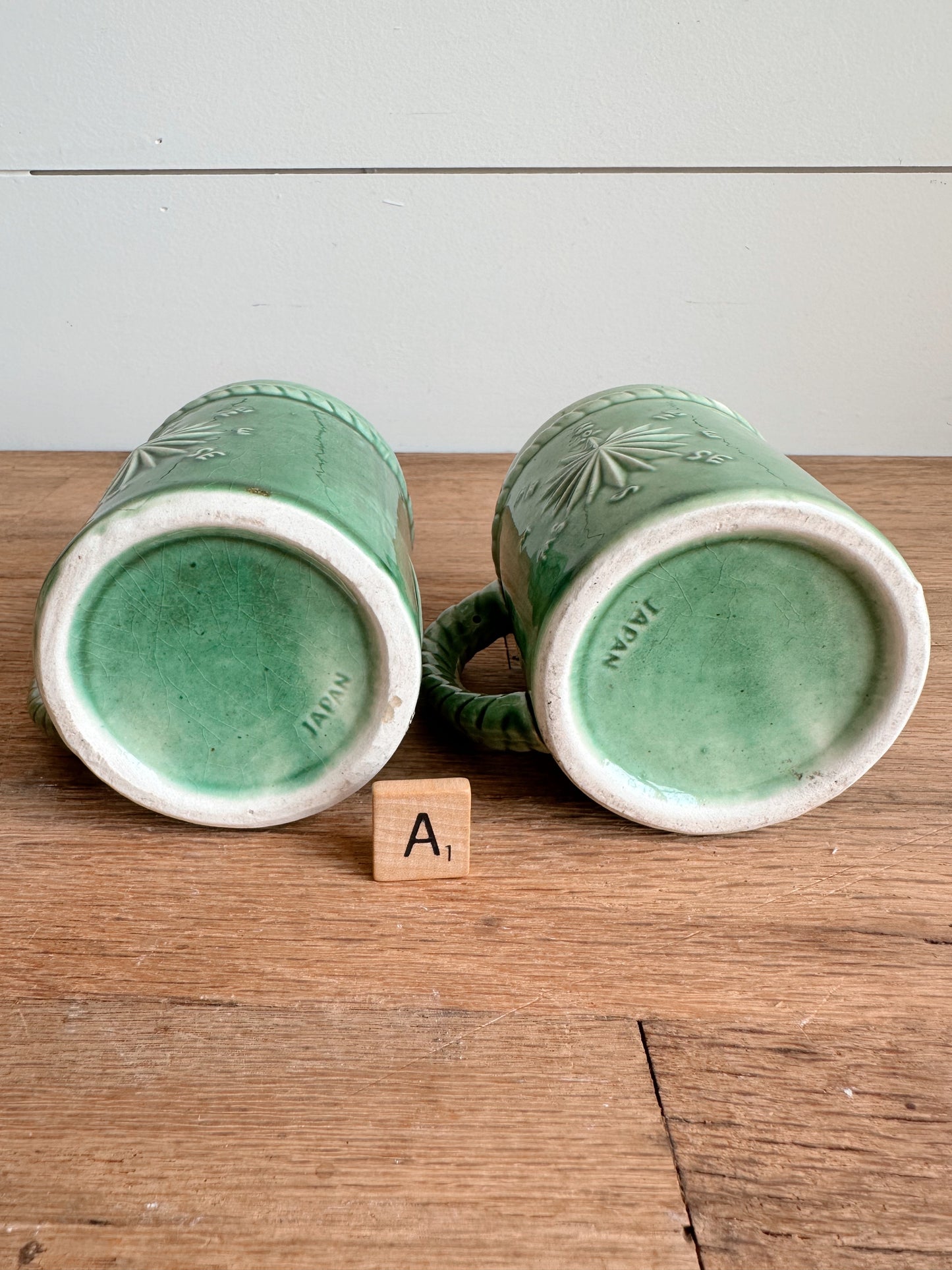 Vintage Nautical Mugs (set of 2)