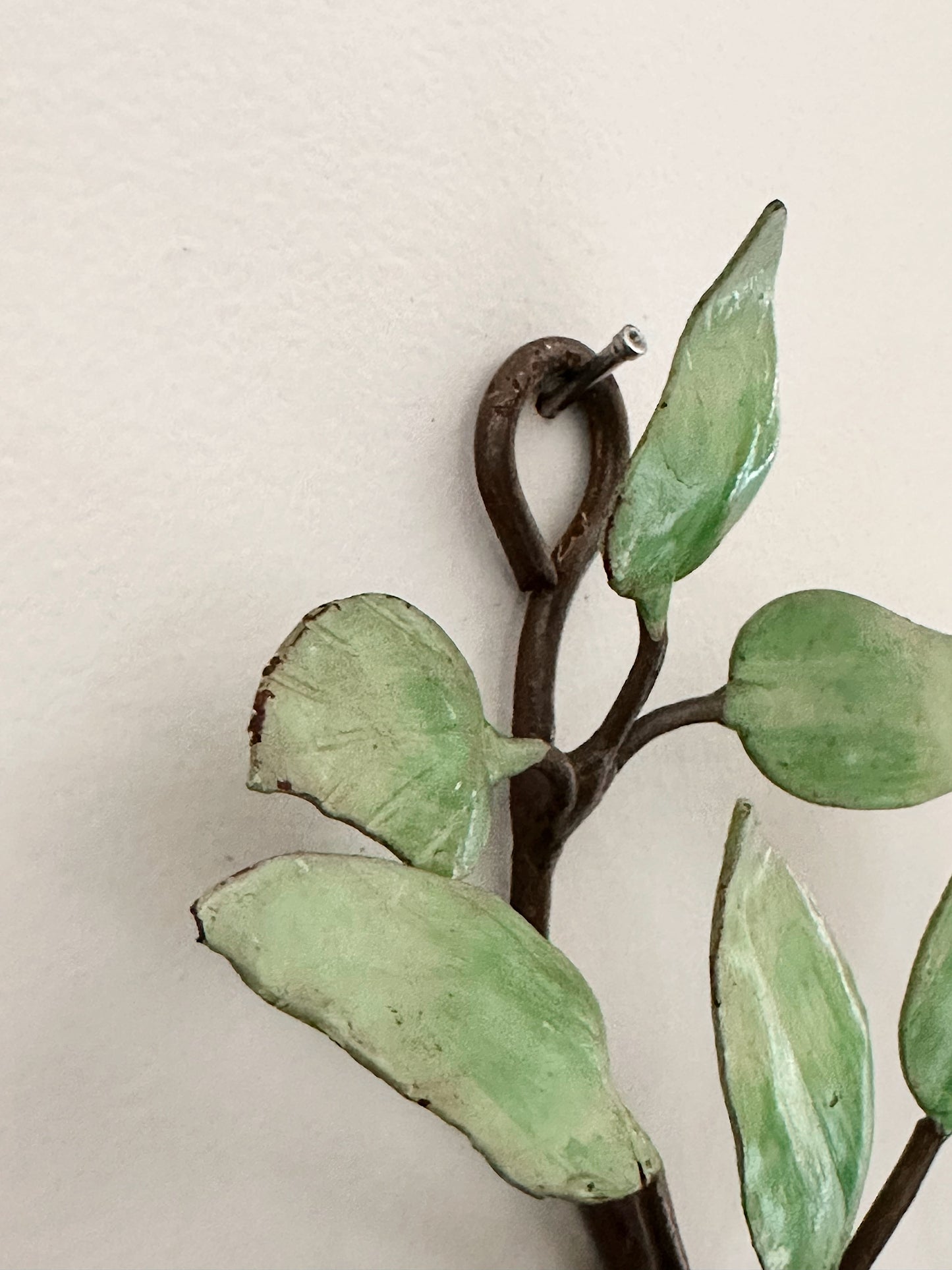 Vintage Toleware Wall Double Candle Sconce