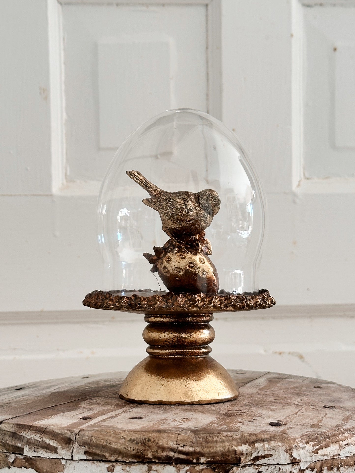 Golden Bird Cloche