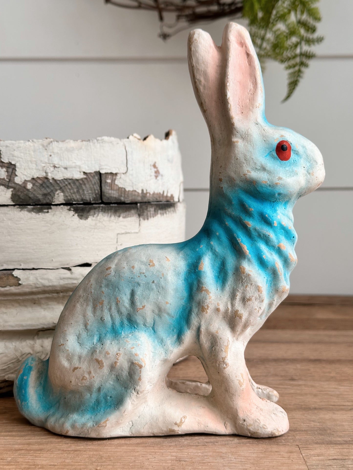 Vintage Paper Mache Bunny