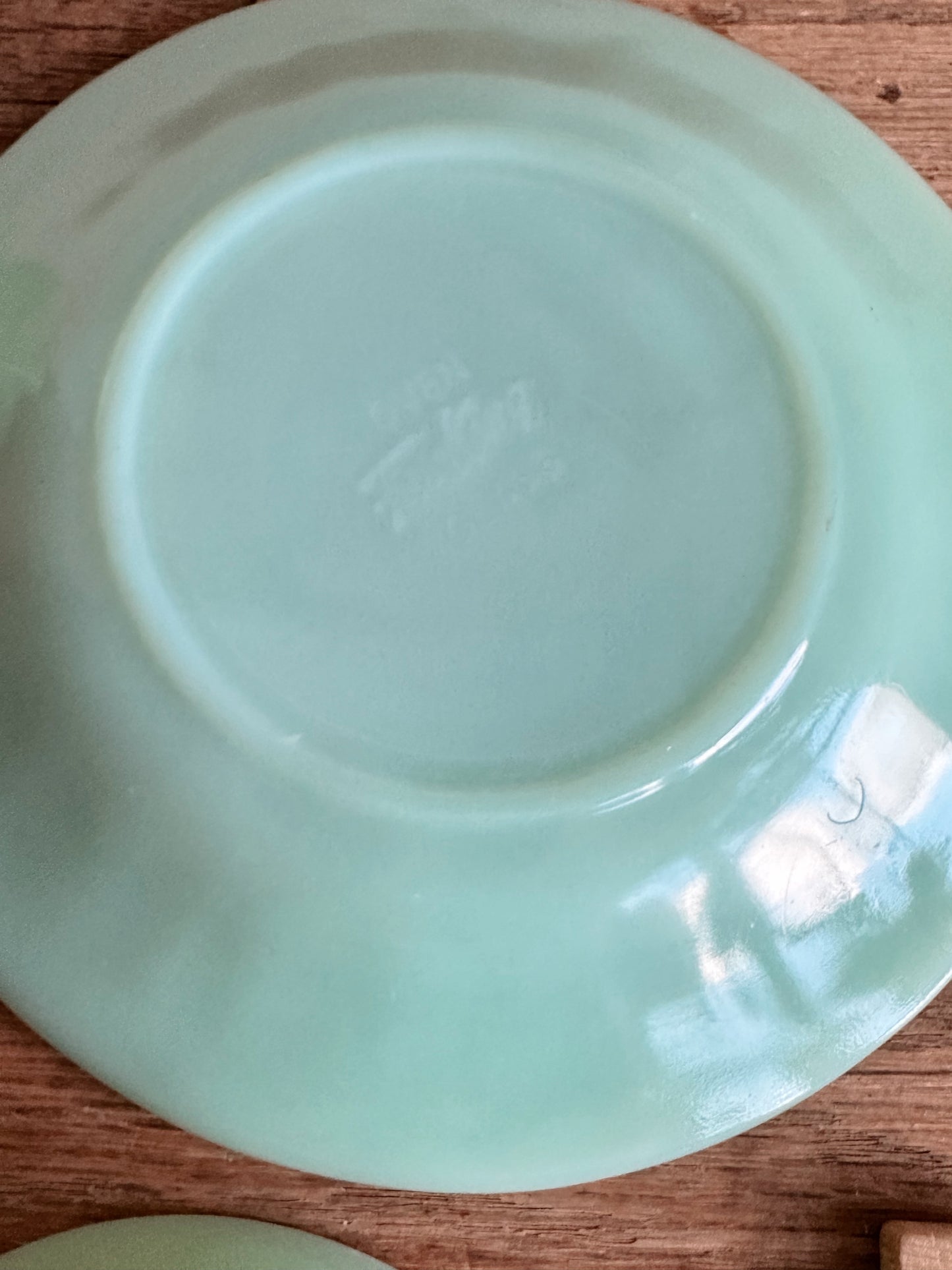 Vintage Fire King Jadeite Cup & Saucer