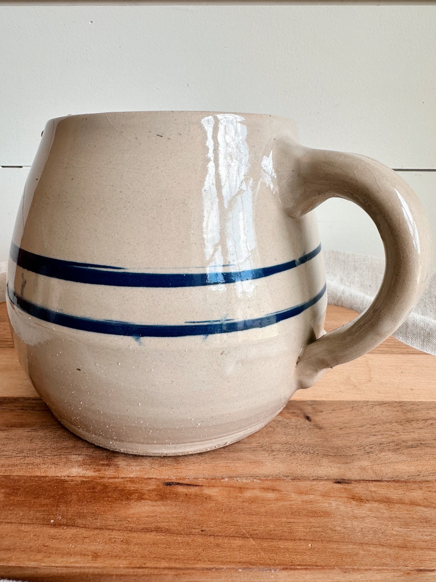 Vintage Pottery Buttermilk Pitcher