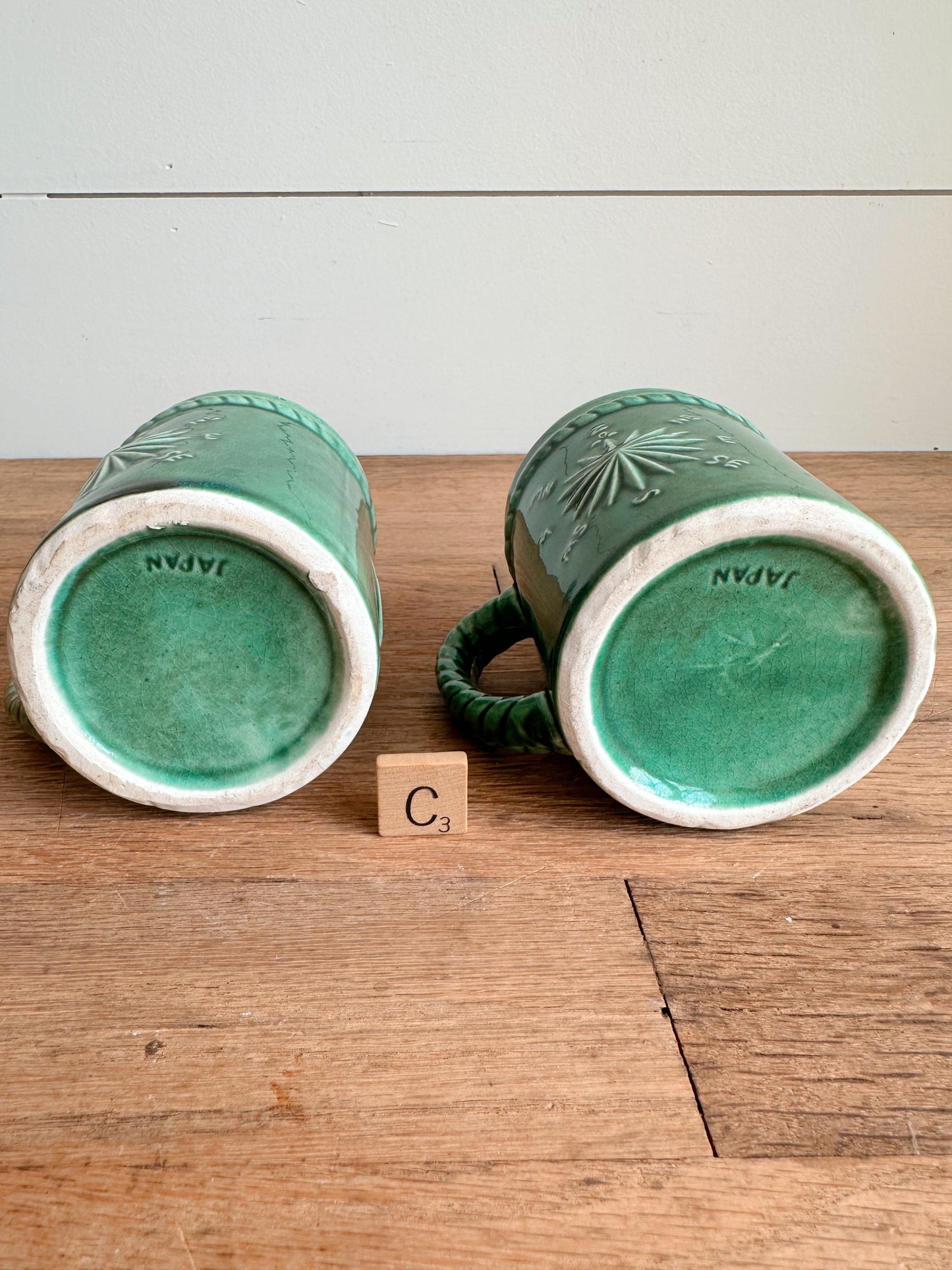 Vintage Nautical Mugs (set of 2)