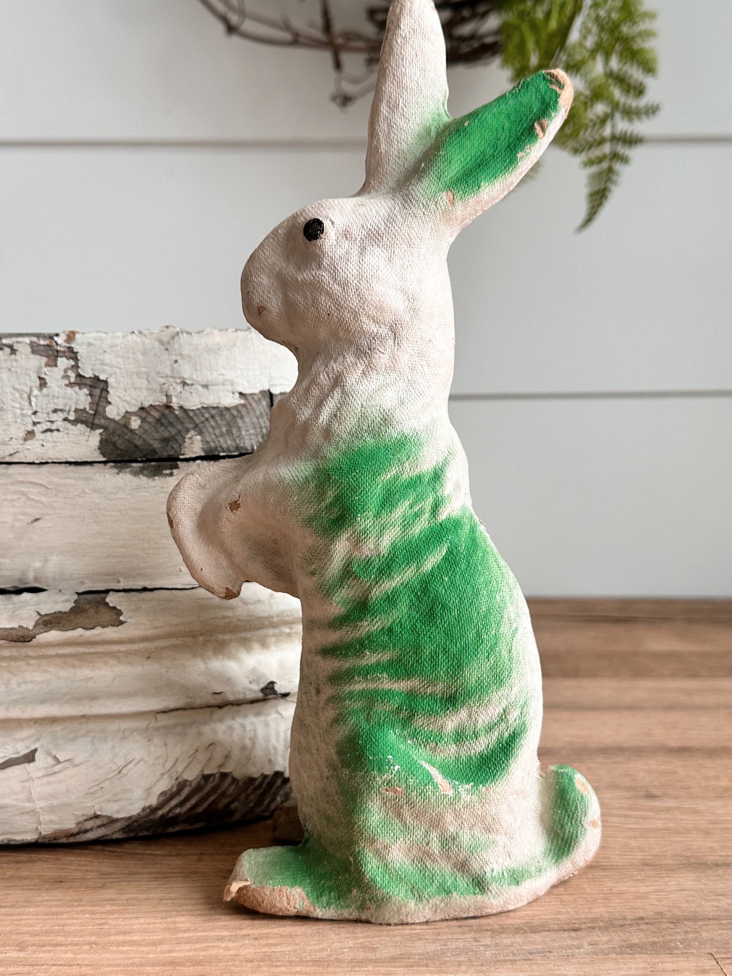Vintage Paper Mache Bunny