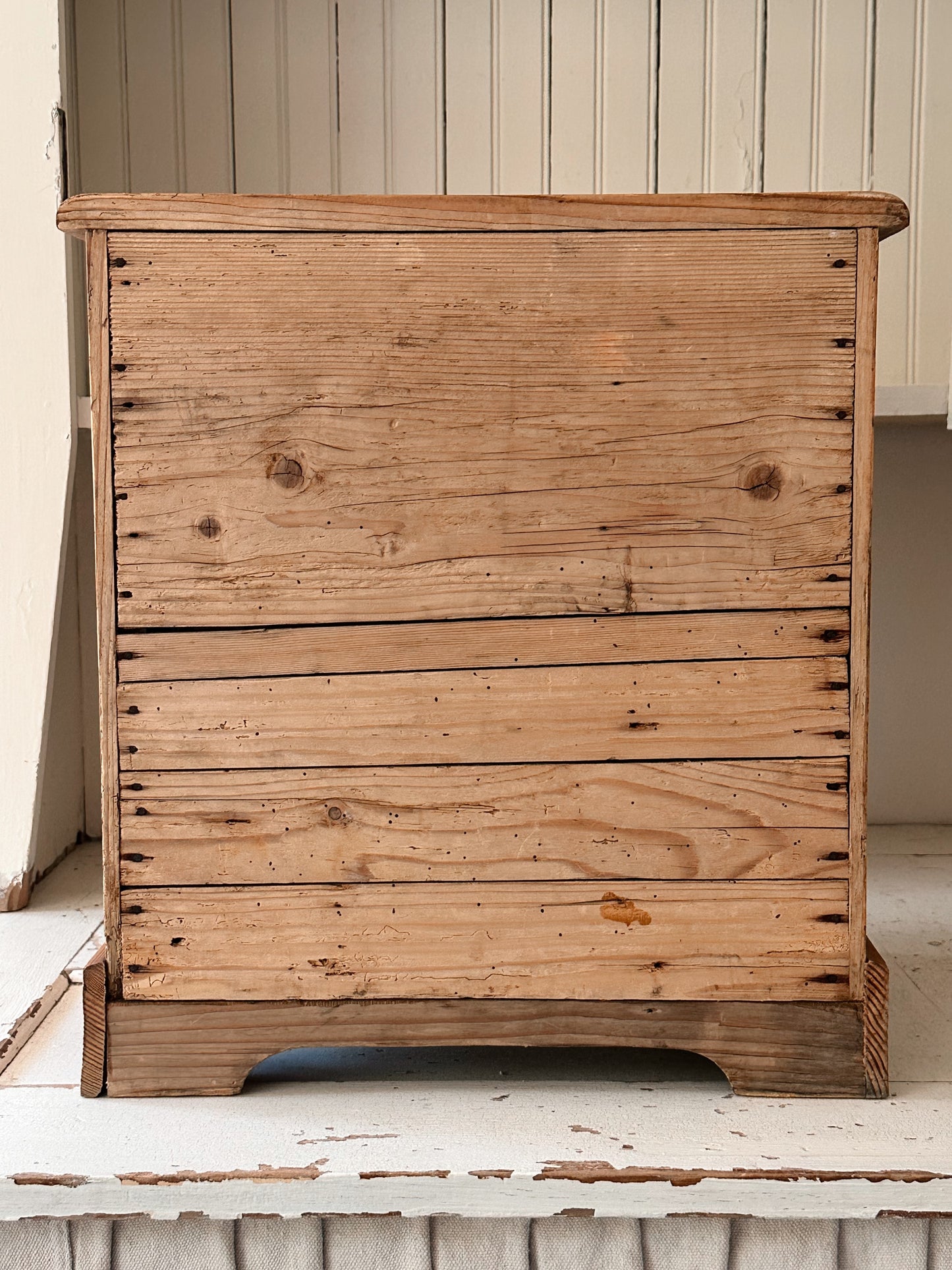 Vintage Pine Table Top Size Chest of Drawers