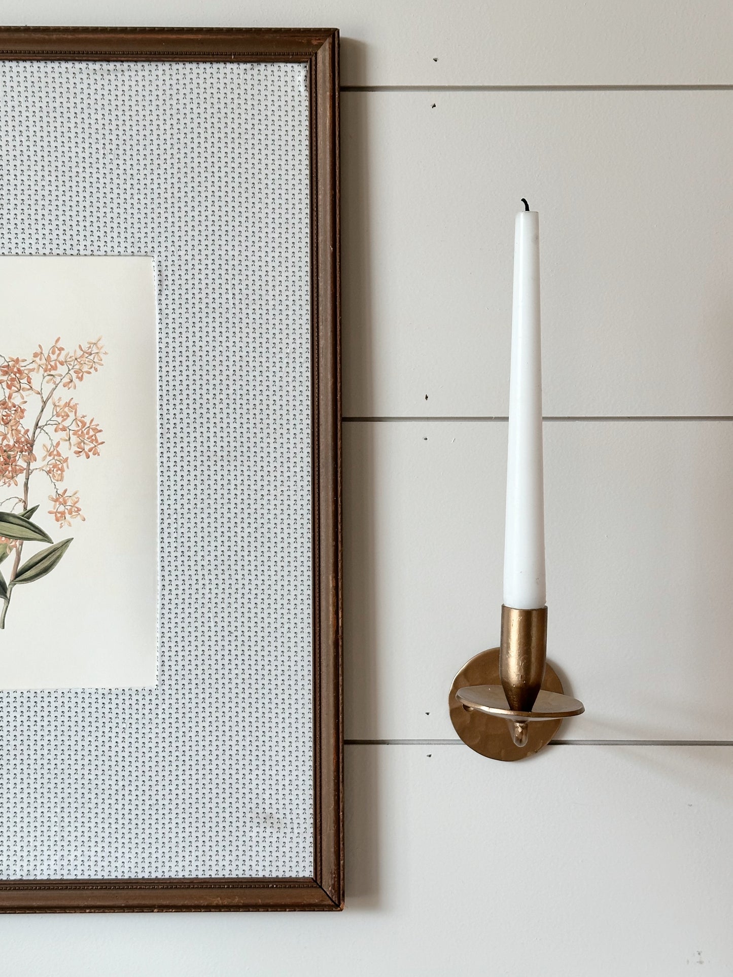 Forged Iron Taper Wall Sconce