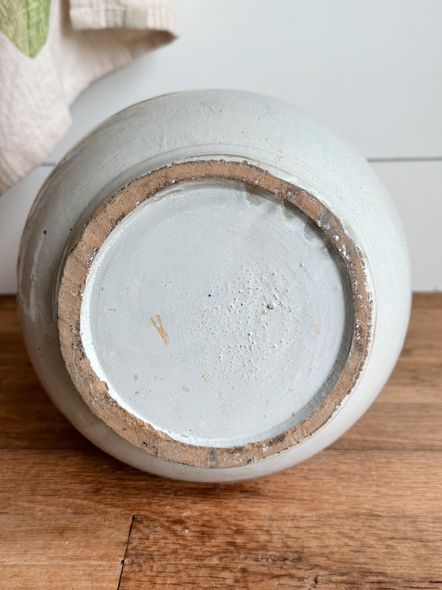 Rustic Vintage Stoneware Pitcher