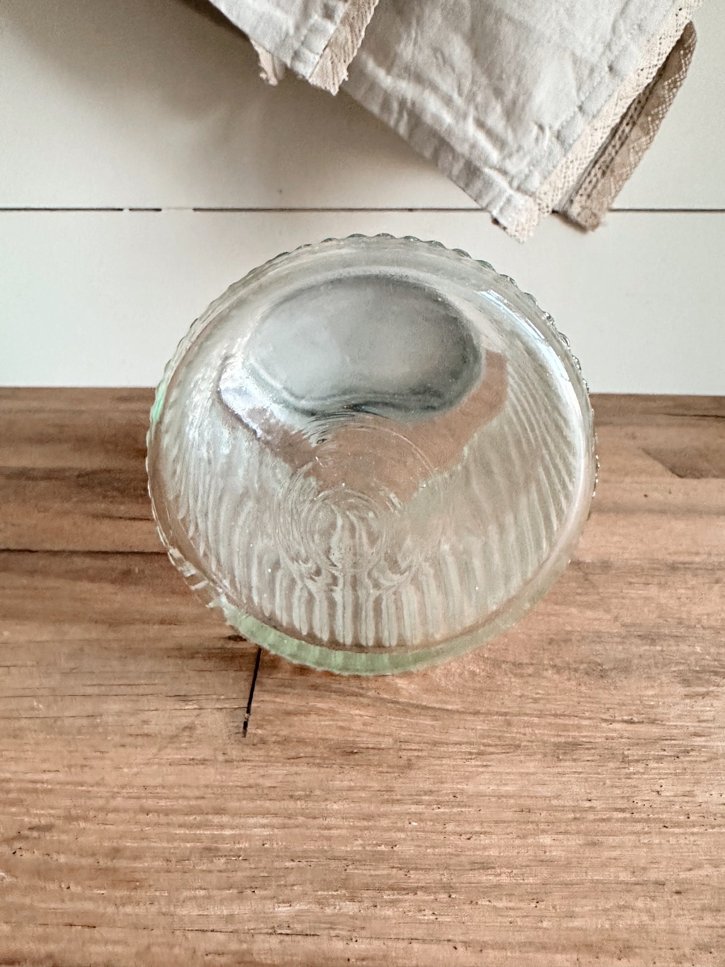 Vintage Hoosier Cabinet Mission Robbed Storage Jar Glass