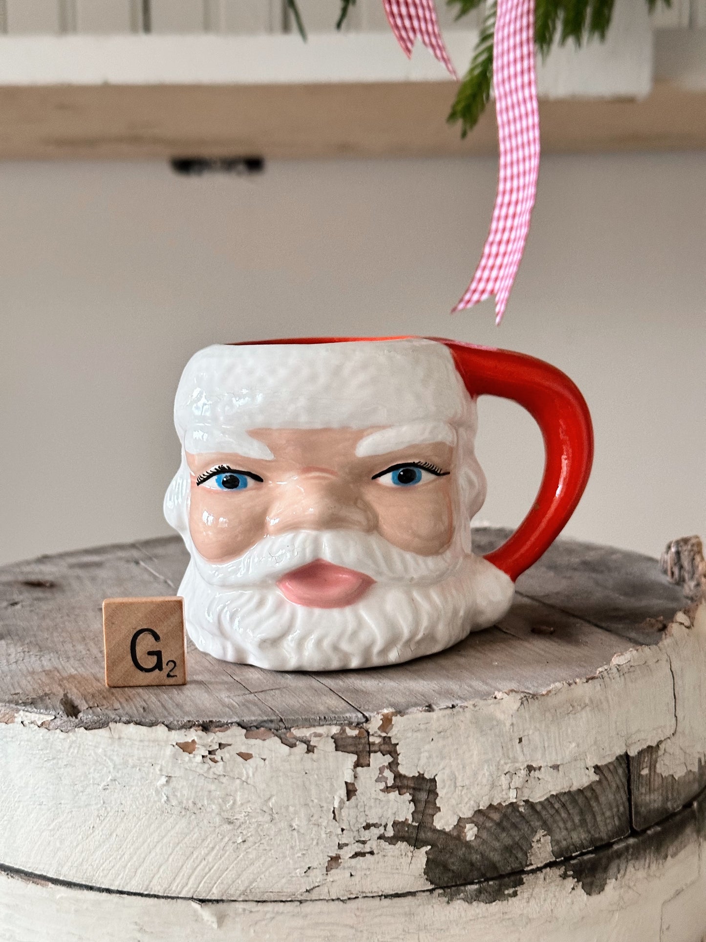 Vintage Santa Mug