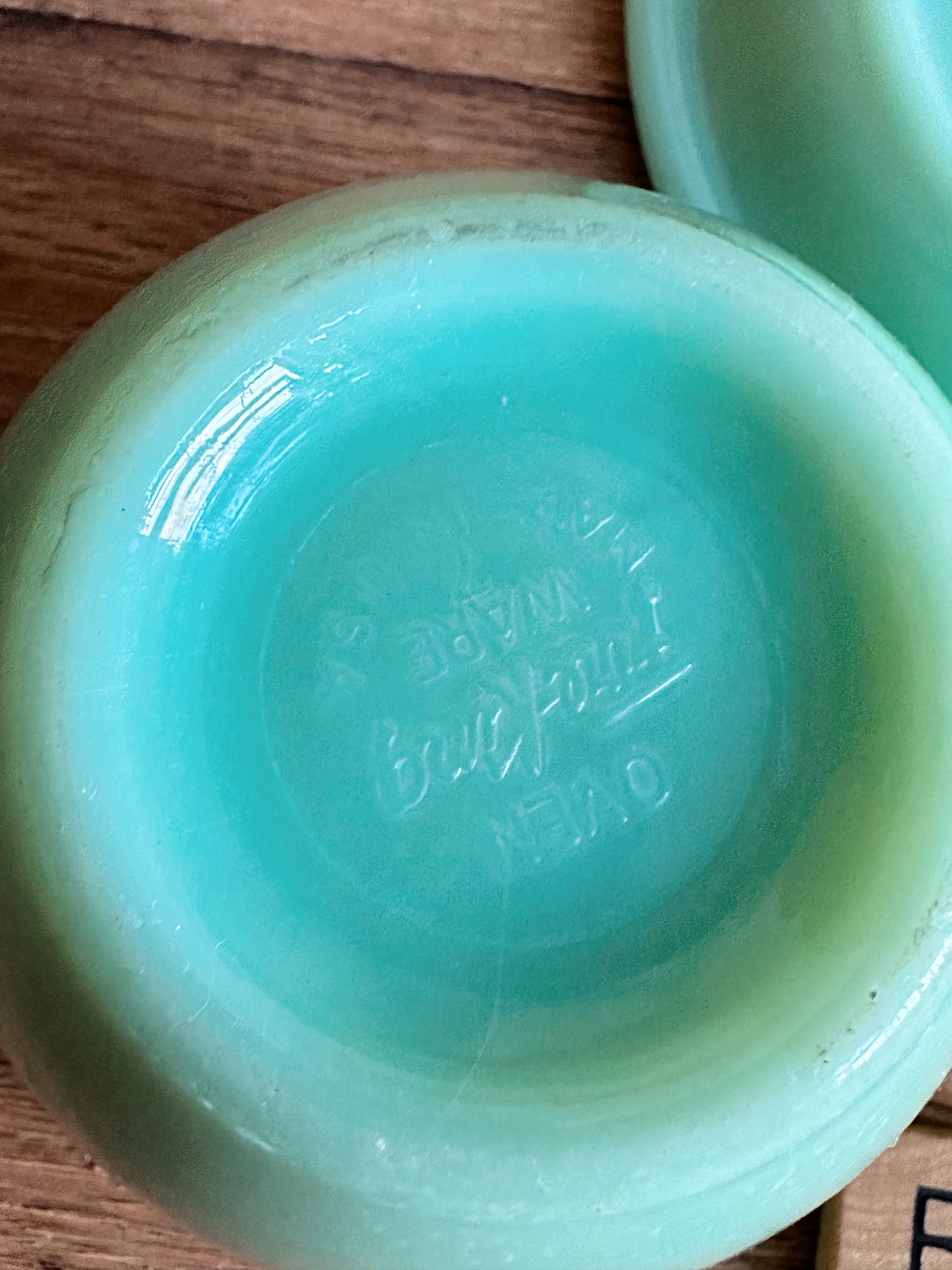 Vintage Fire King Jadeite Cup & Saucer