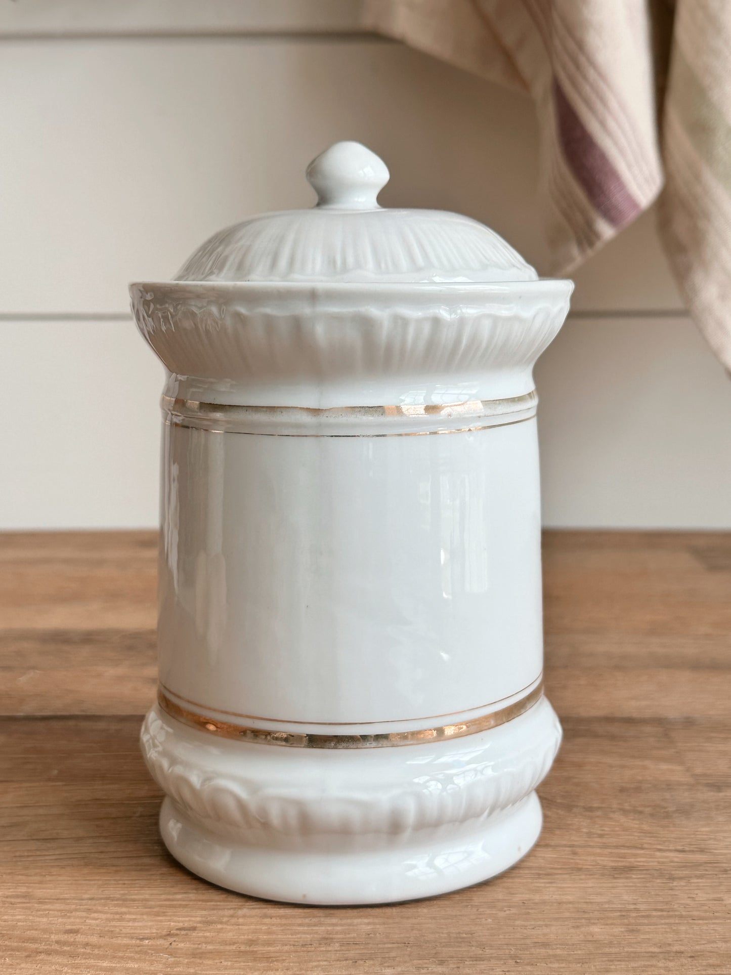Vintage Porcelain German Coffee Canister