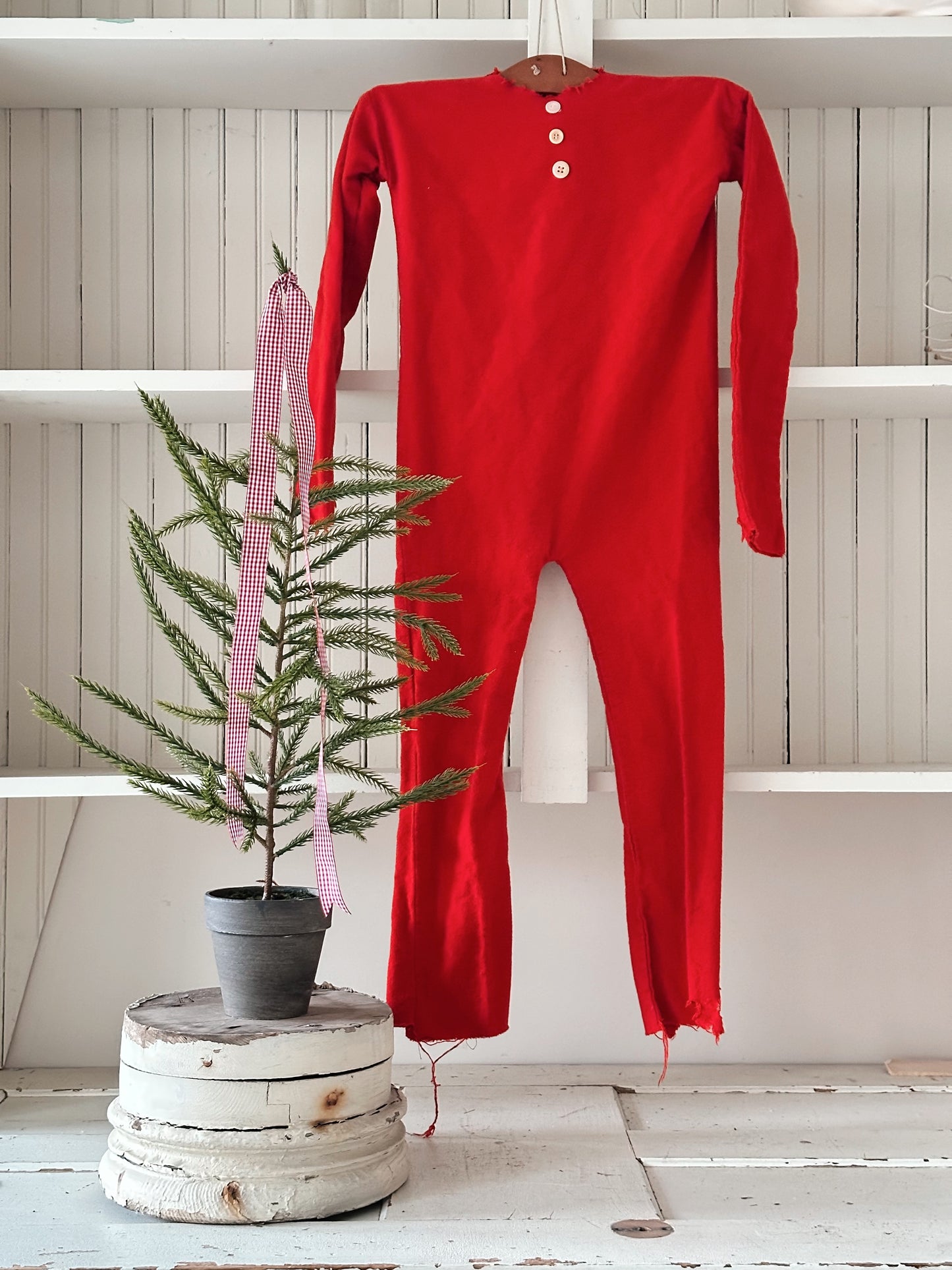 Handmade Pajamas & Vintage Hanger