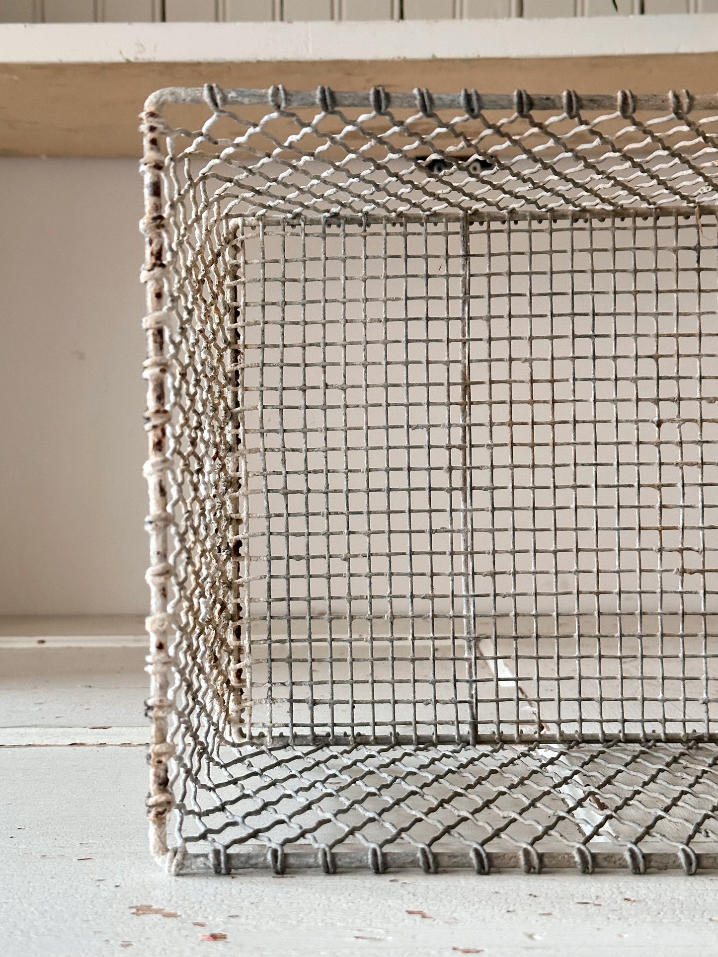 Vintage Metal Wire Basket