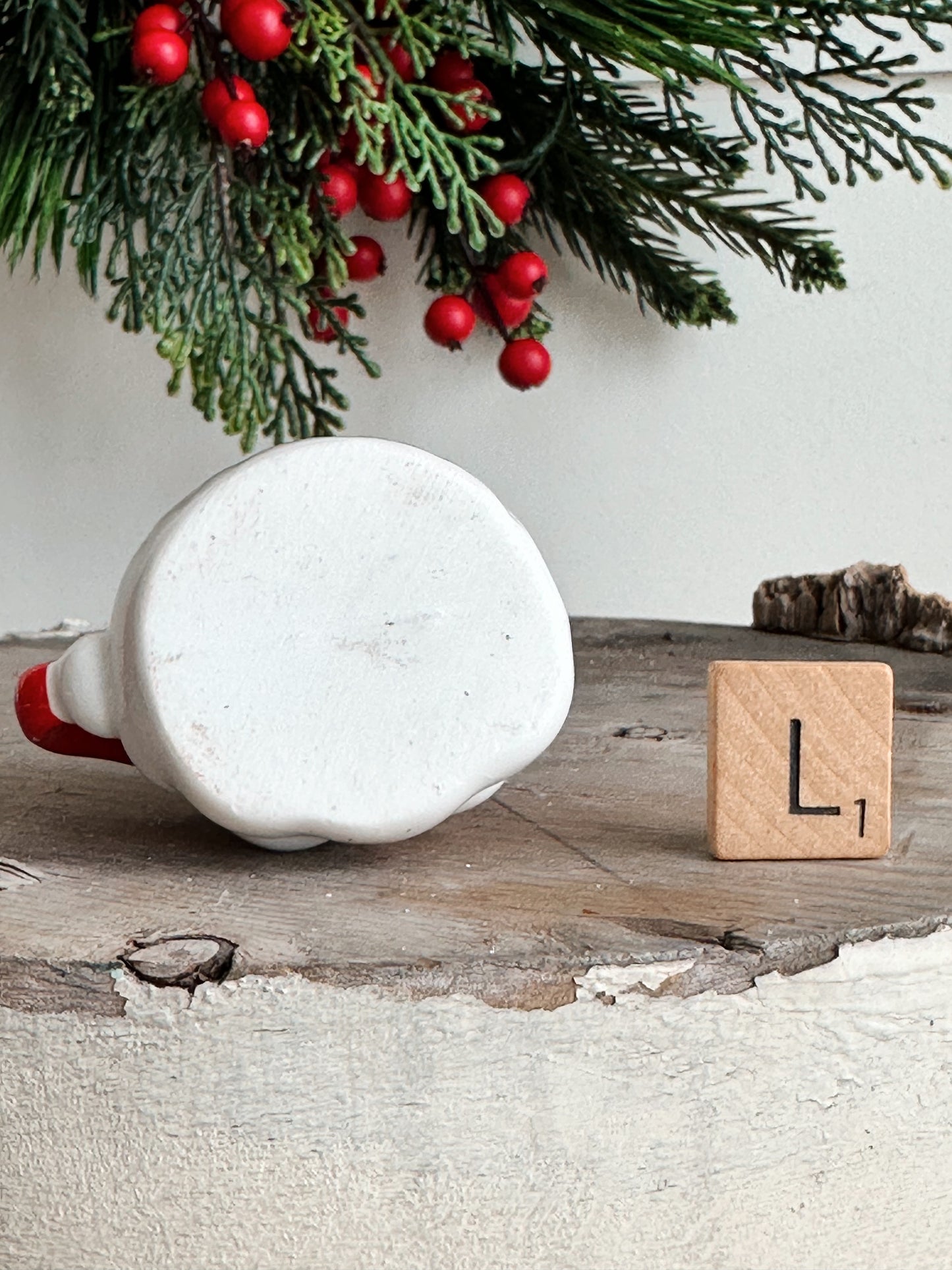 Vintage Mini Holt Howard Winking Santa Mug