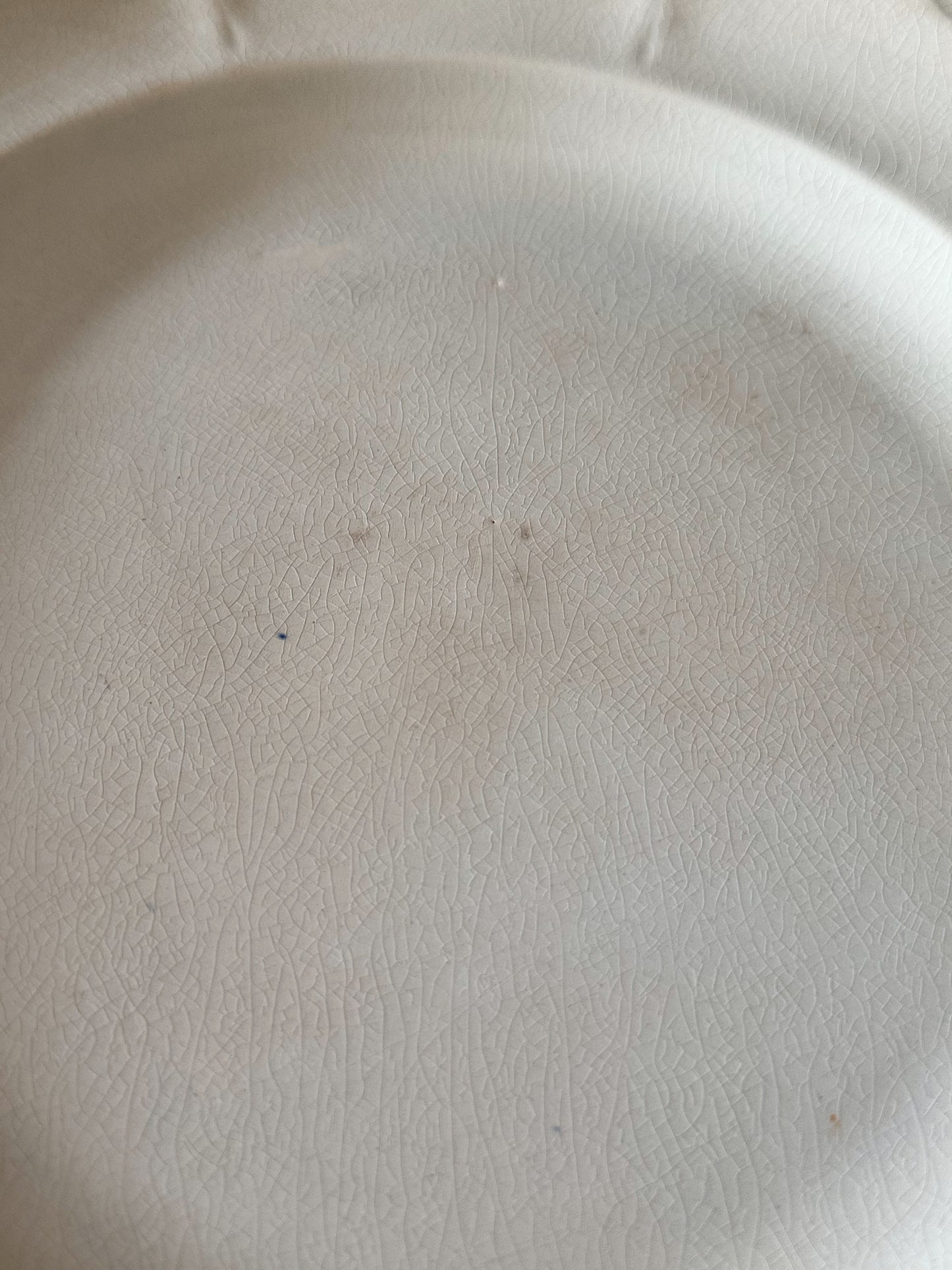Stack of Three Antique Ironstone Plates