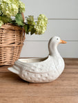 Hand Poured Fresh Pear in a Vintage Duck Planter