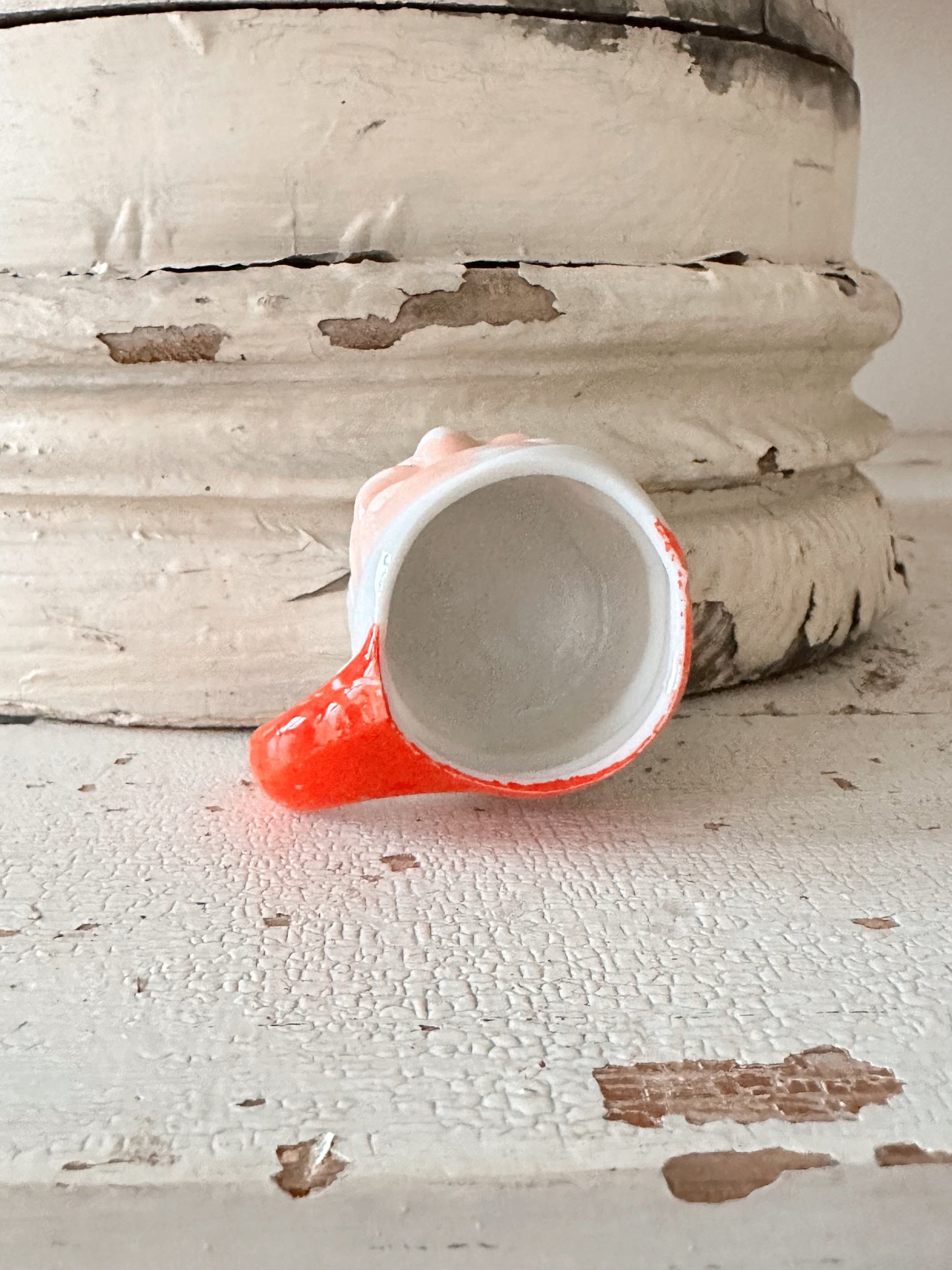Vintage Mini Santa Mug