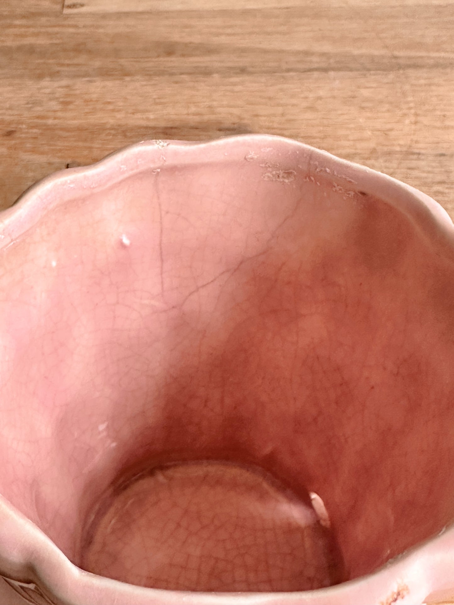 Petite Pink Pottery Flower Pot