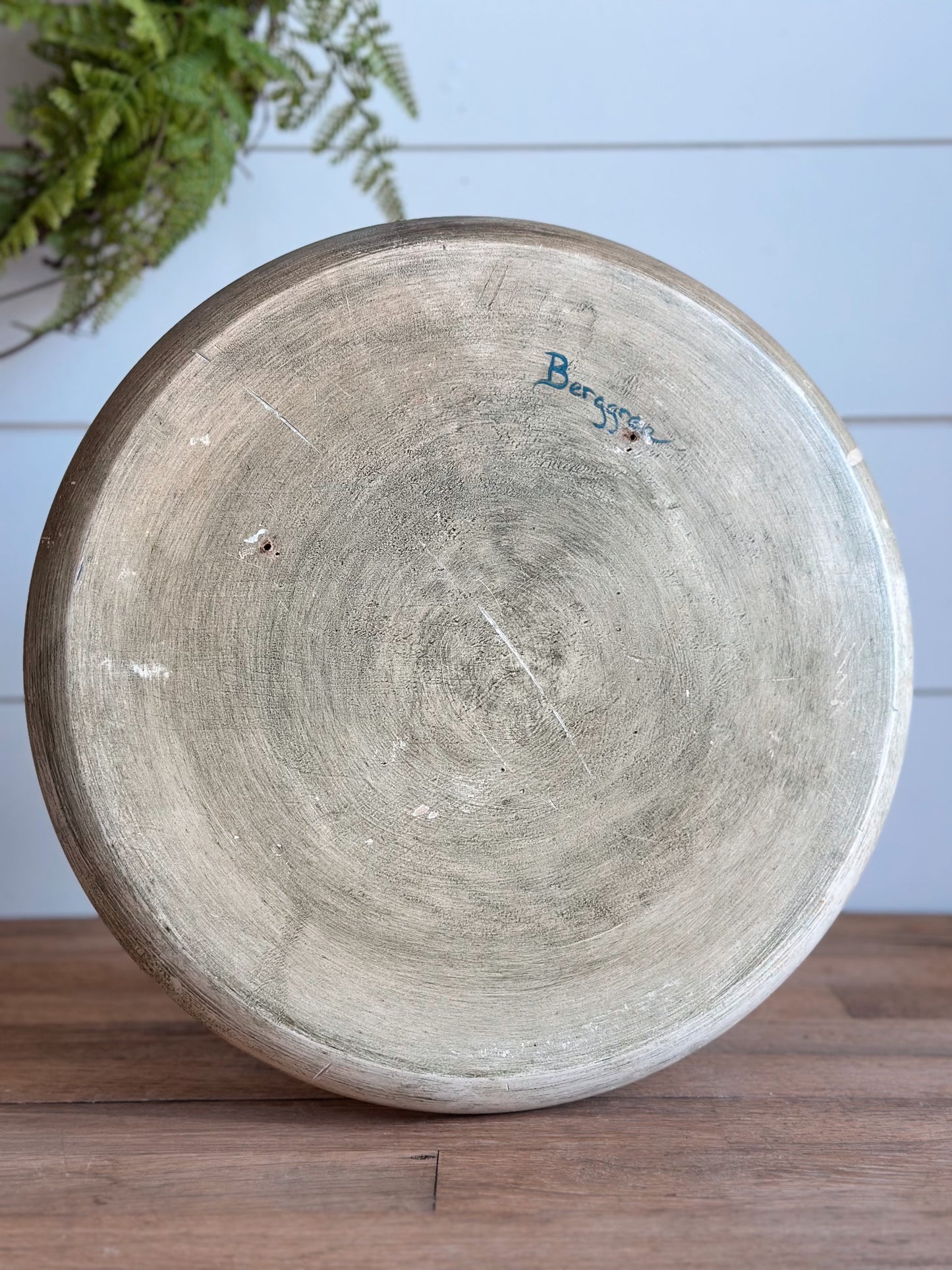 Vintage Hand Painted Painted Audrey Berggren Wood Tray (Give Us This Day Our Daily Bread)