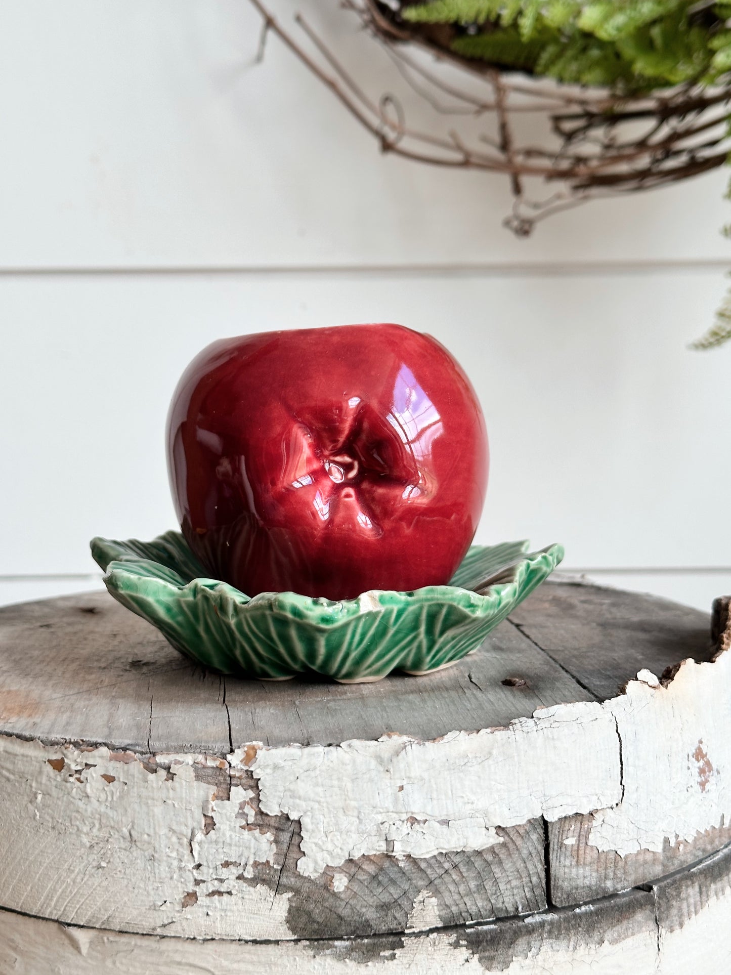 Vintage McCoy Apple Planter