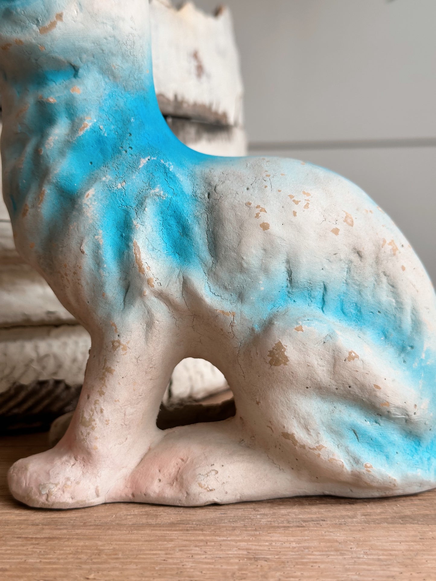 Vintage Paper Mache Bunny