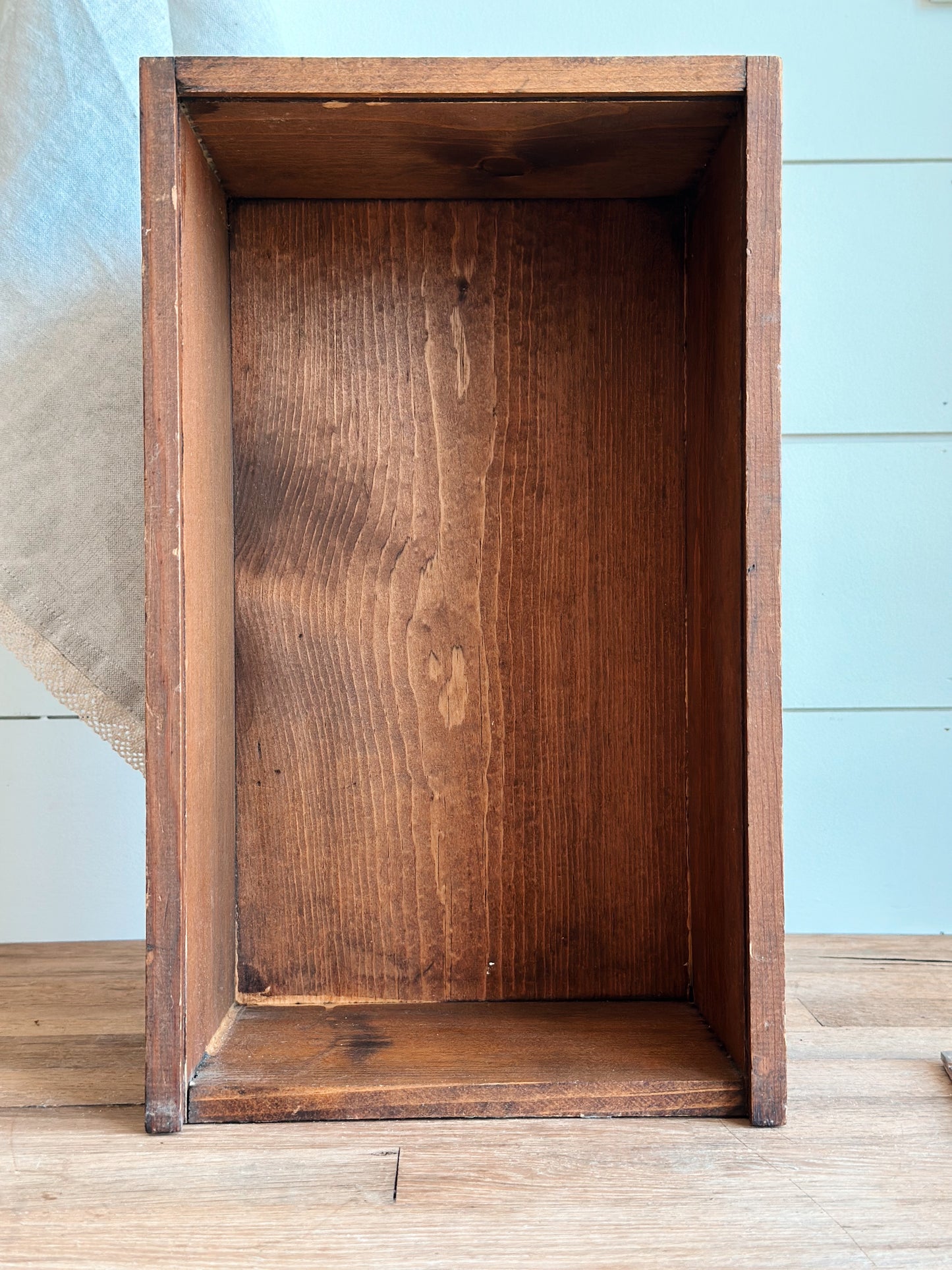Vintage Wooden Bread Box