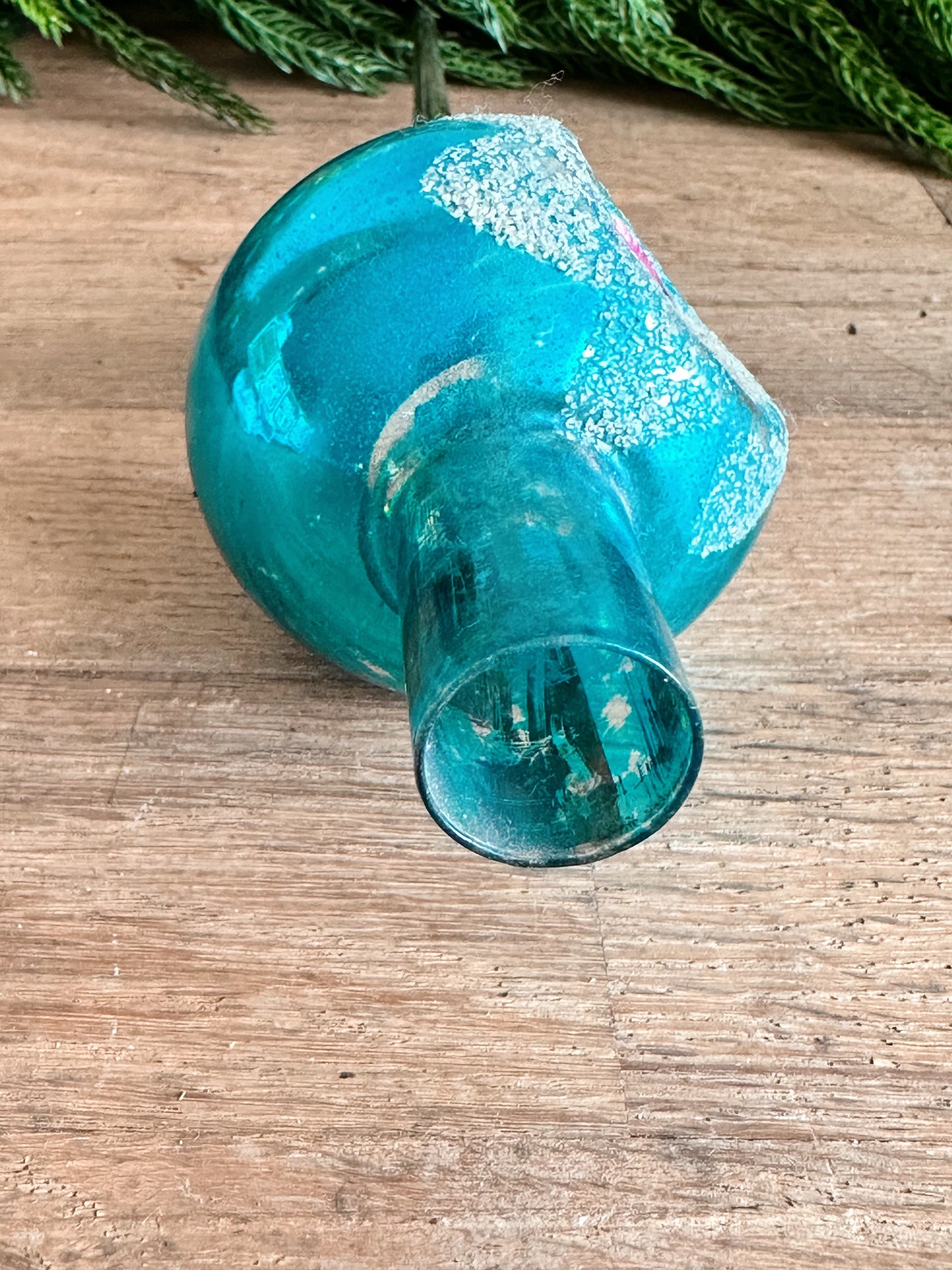 Vintage Glass Tree Topper (West Germany)