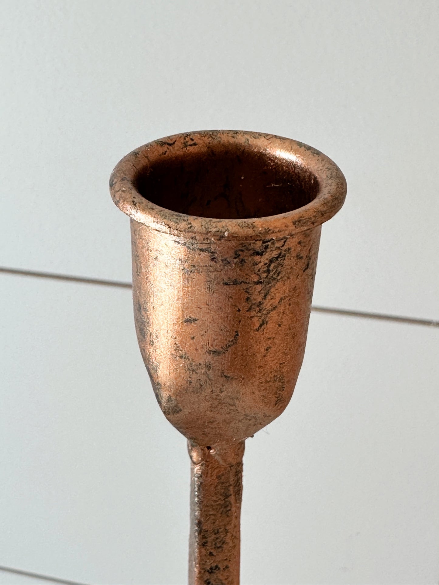 Hand Forged Metal Candle Holders