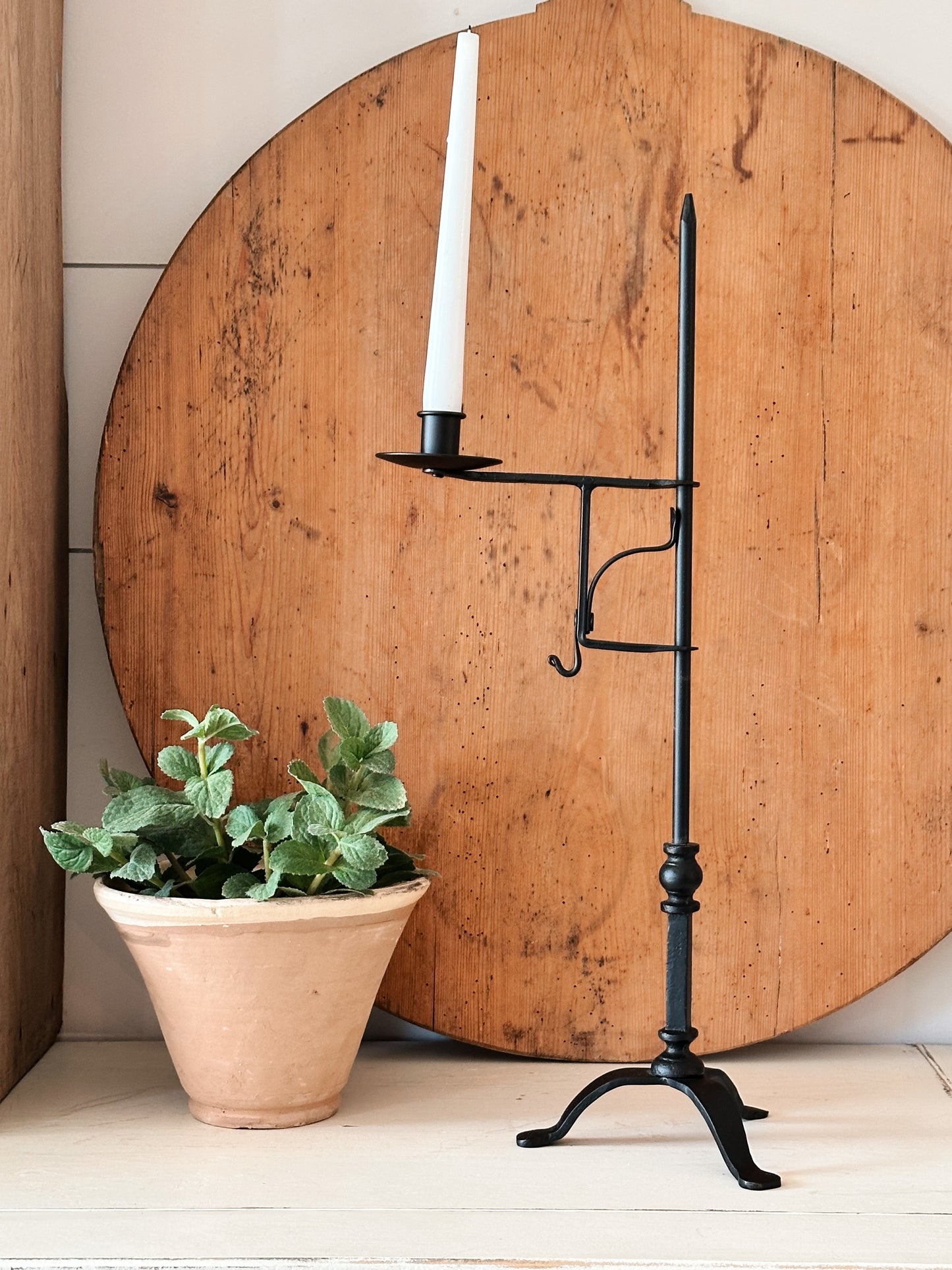 Adjustable Iron Candle Holder