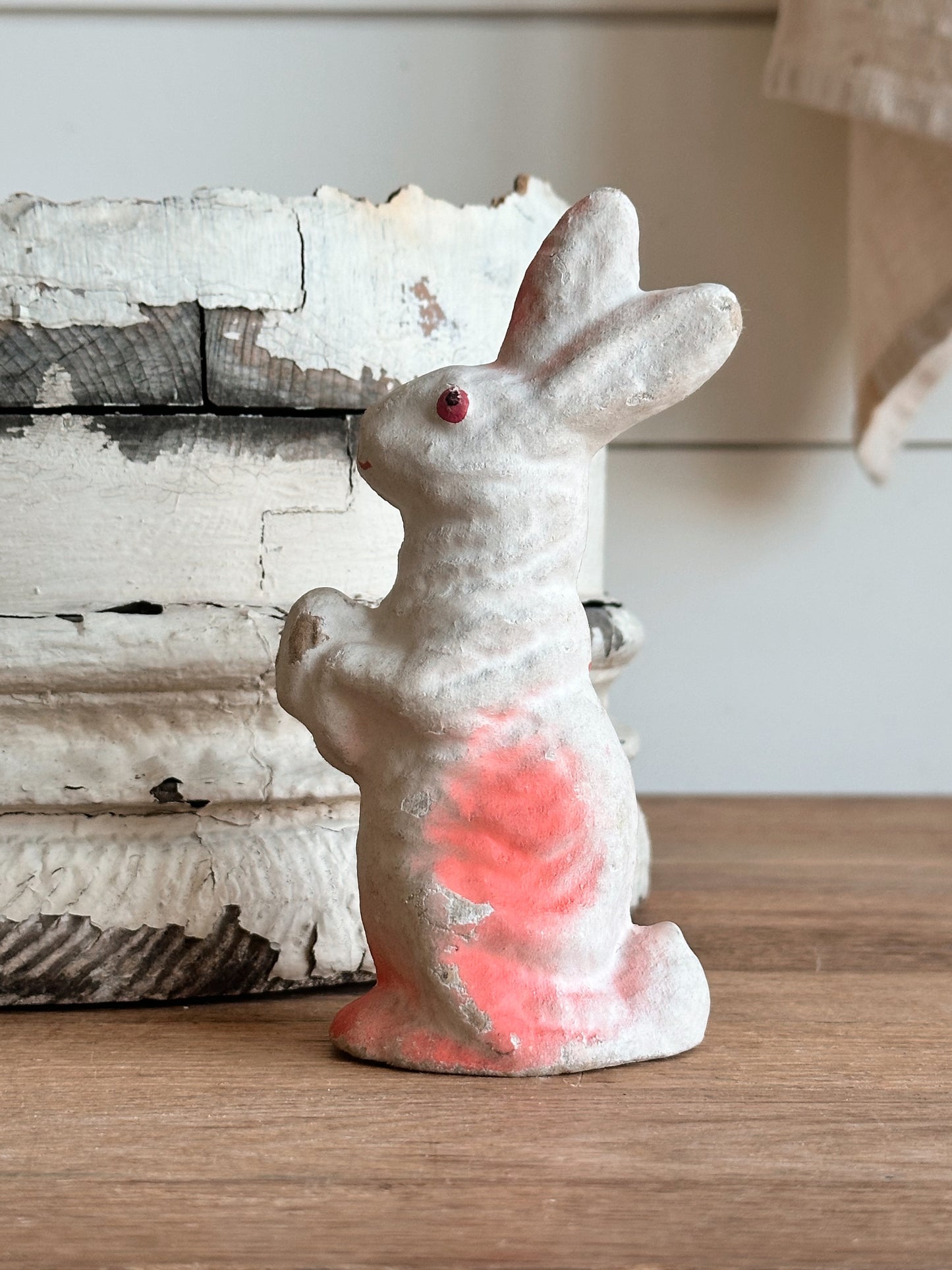Vintage Paper Mache Bunny