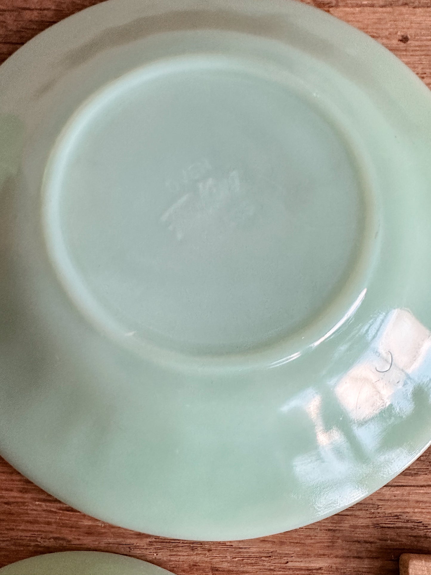 Vintage Fire King Jadeite Cup & Saucer
