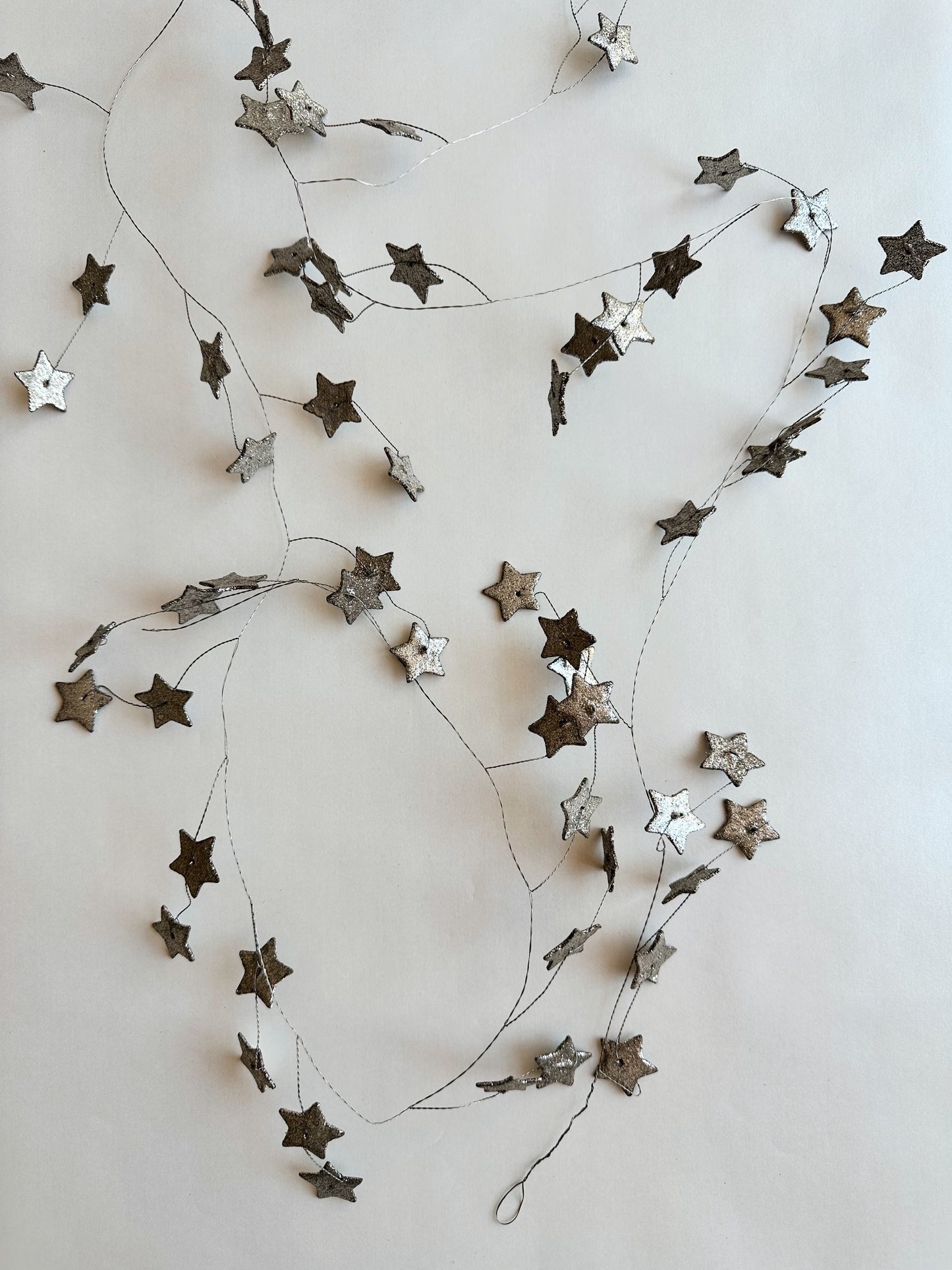 Glitter Star Garland