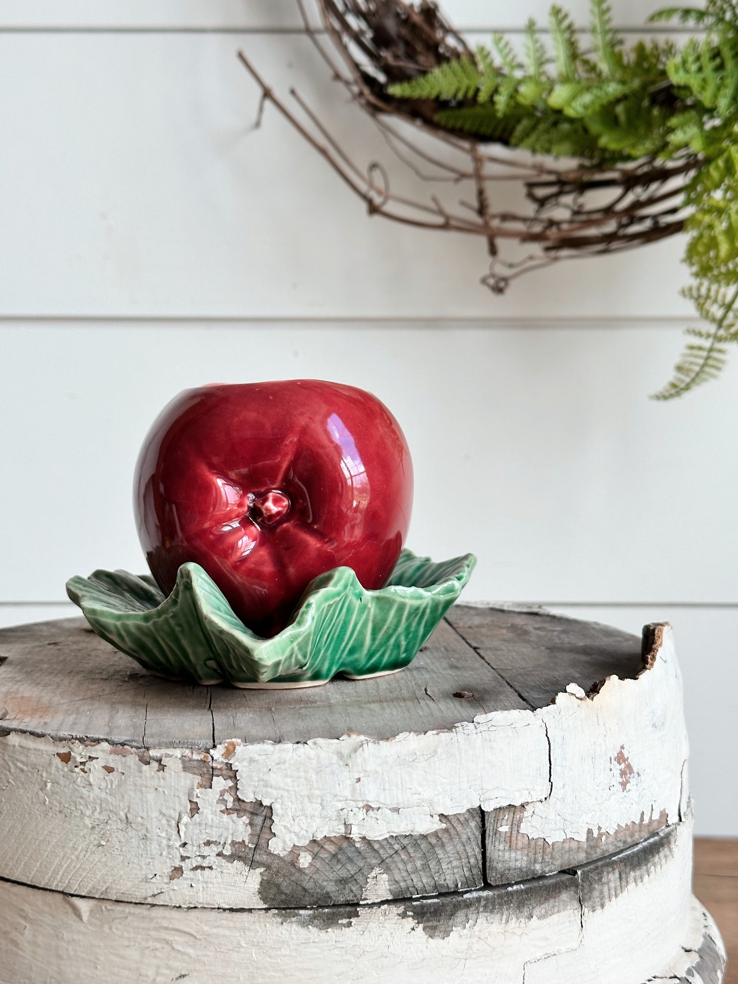 Vintage McCoy Apple Planter