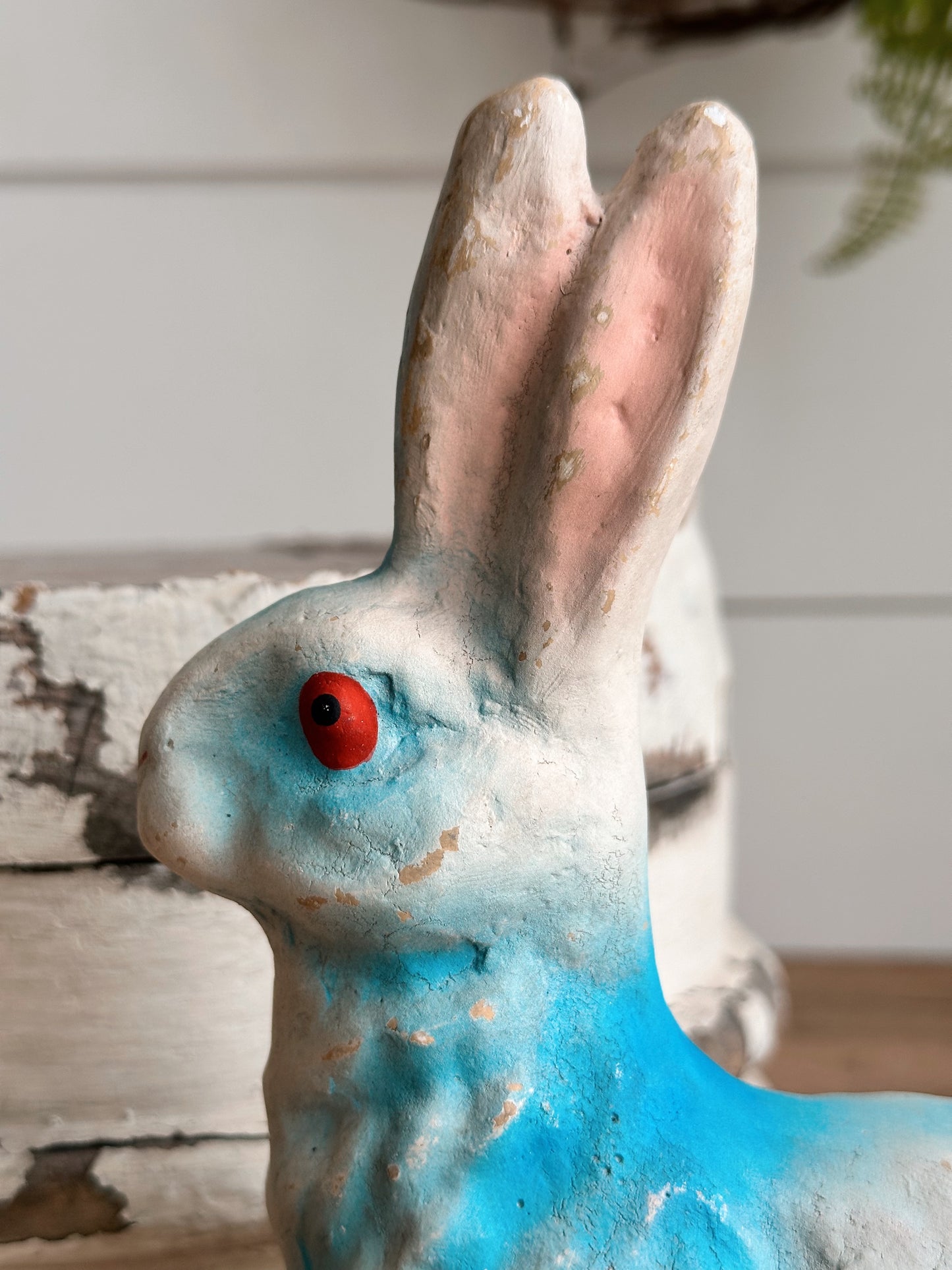 Vintage Paper Mache Bunny
