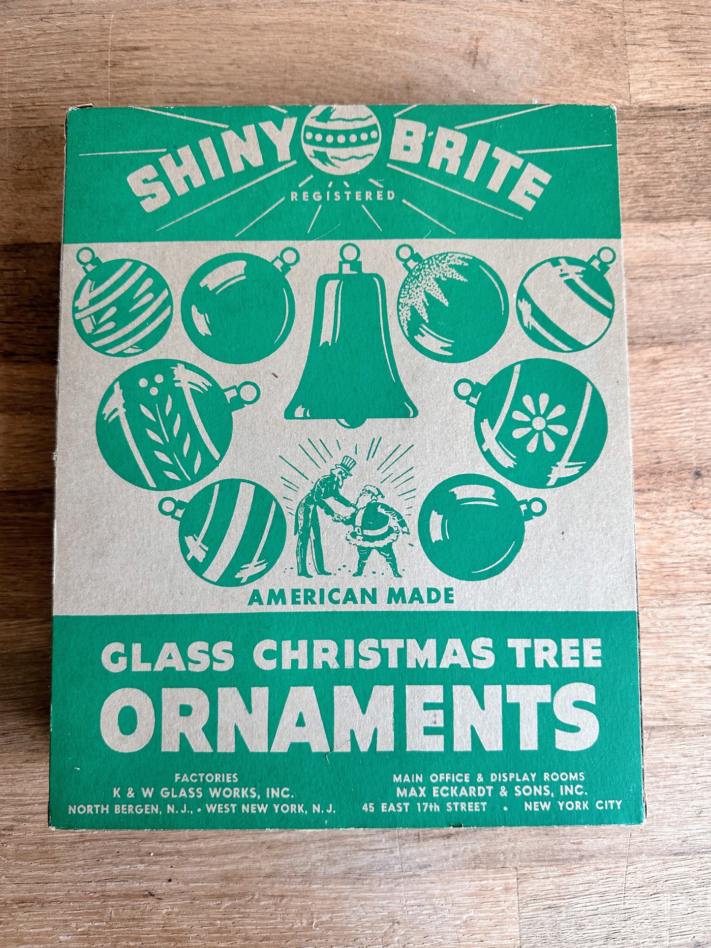 Box of Vintage Shiny Brites