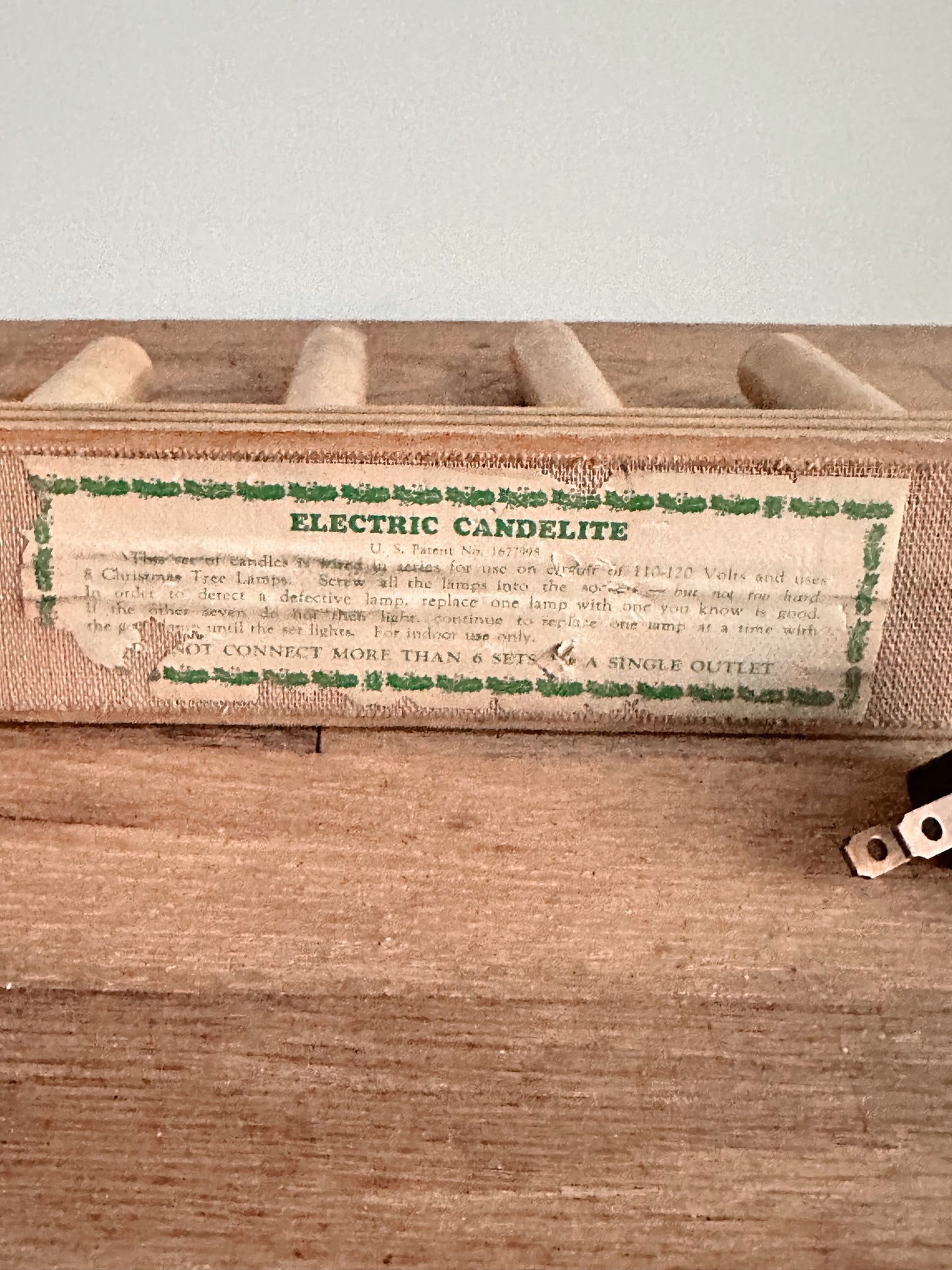 Vintage Royal Electric Co Candolier