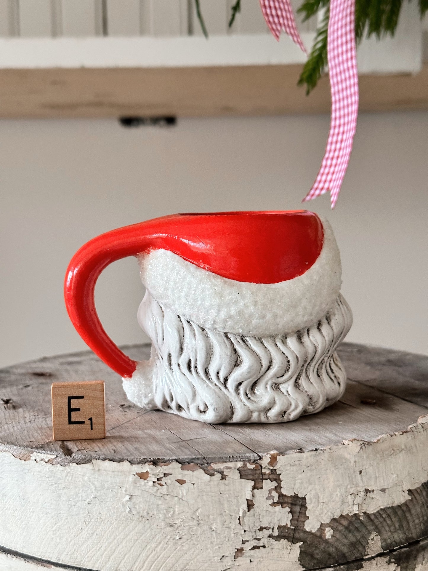 Vintage Santa Mug